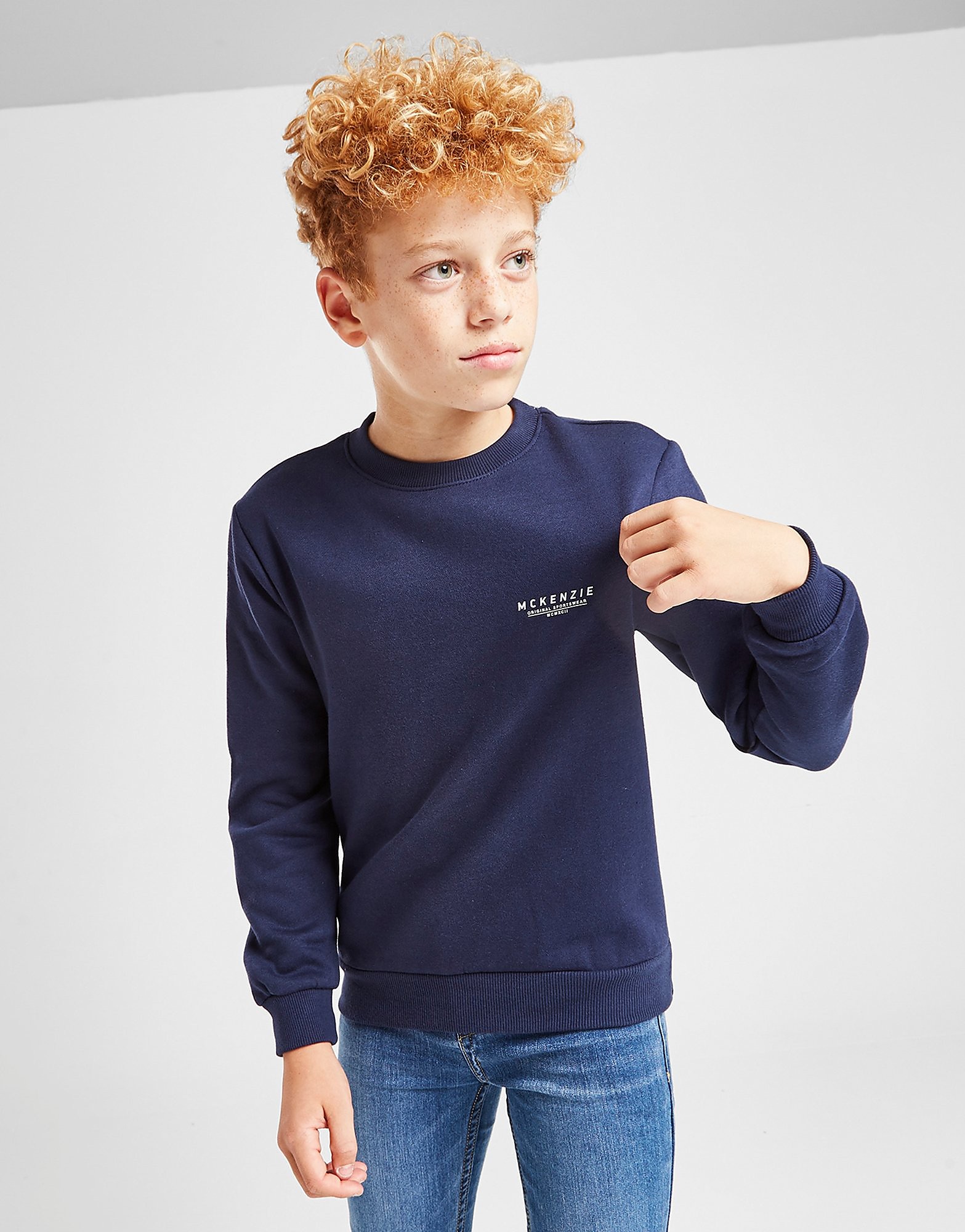 

McKenzie Essential Crew Sweatshirt Junior - Blue - Kids, Blue