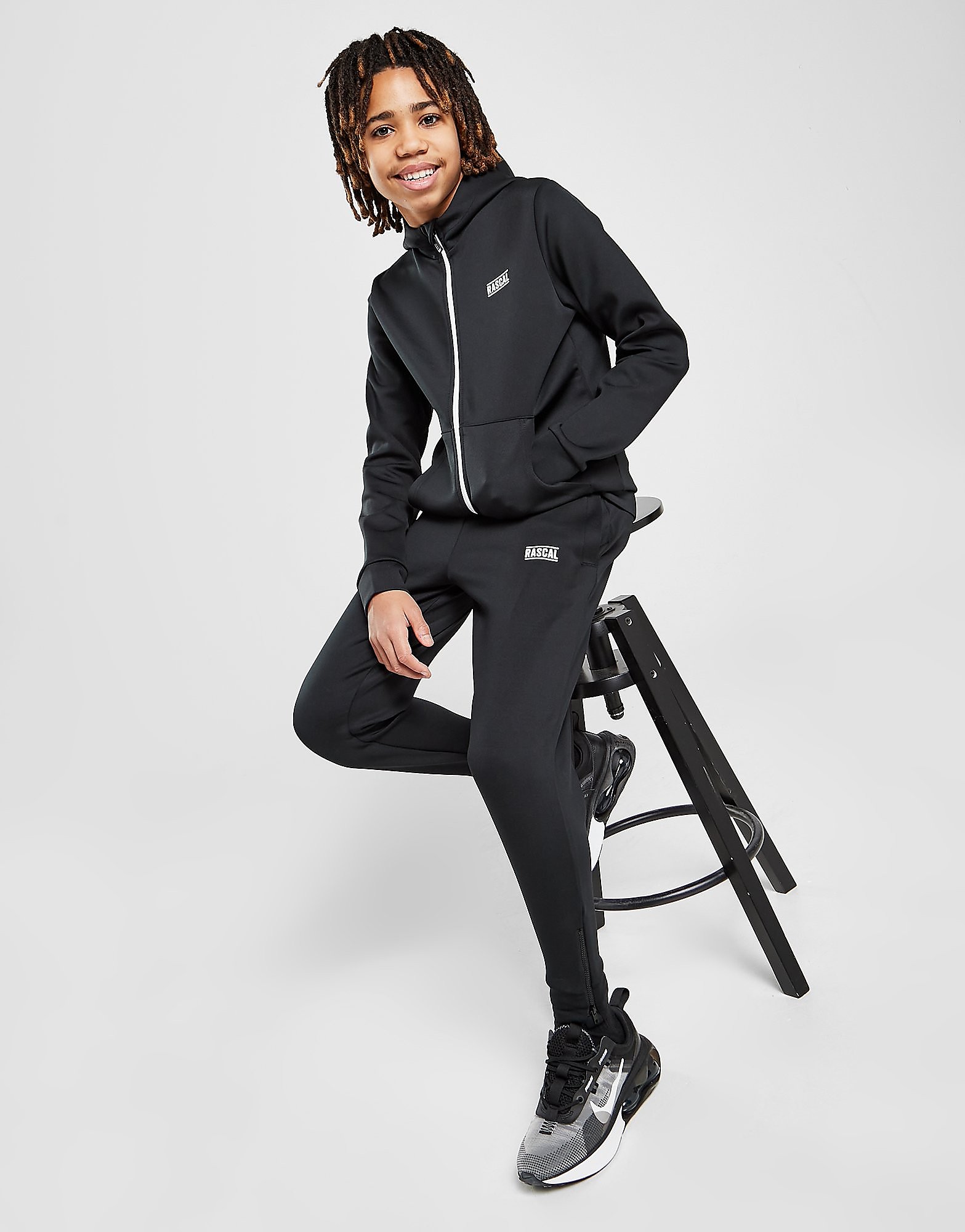 

Rascal Essential Poly Track Pants Junior - Black - Kids, Black