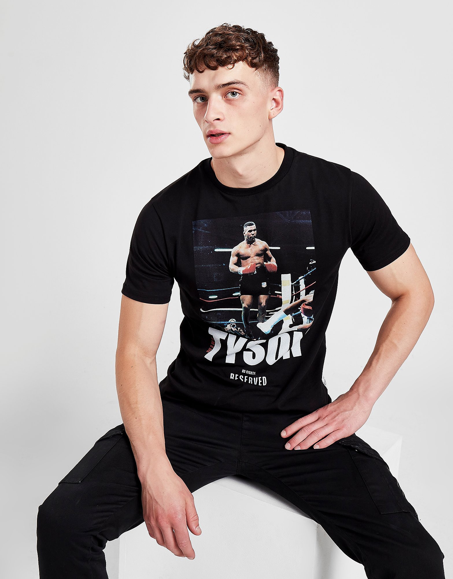 NO RIGHTS RESERVED Tyson T-Shirt - Black - Mens, Black