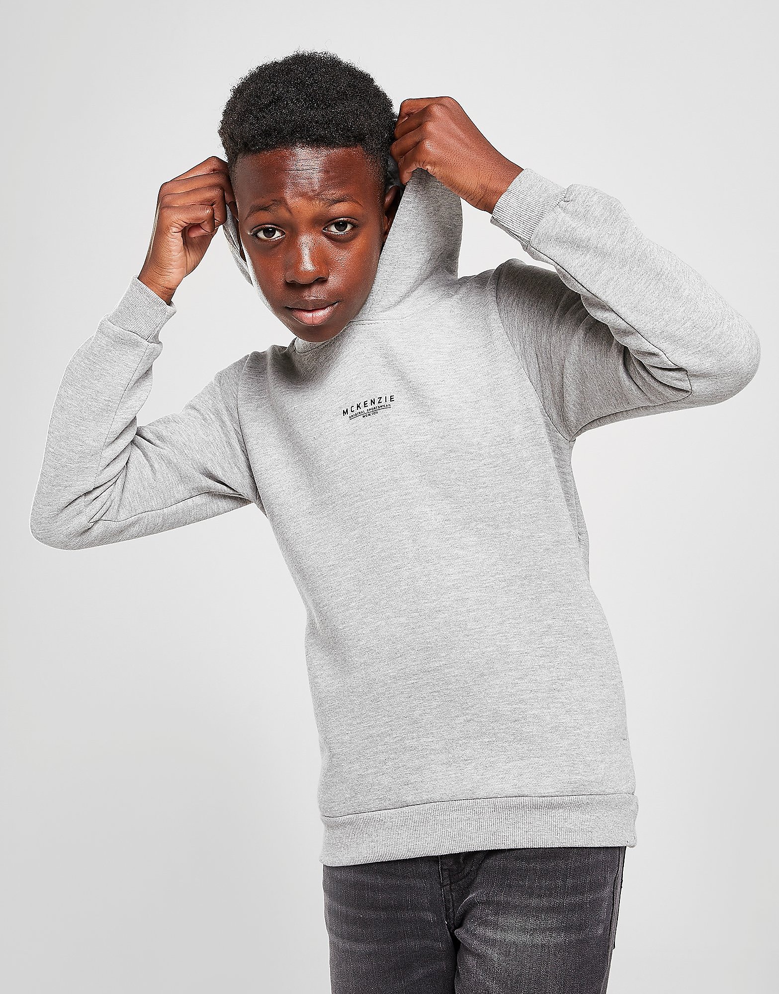 

McKenzie Essential Fleece Overhead Hoodie Junior - Grey - Kids, Grey
