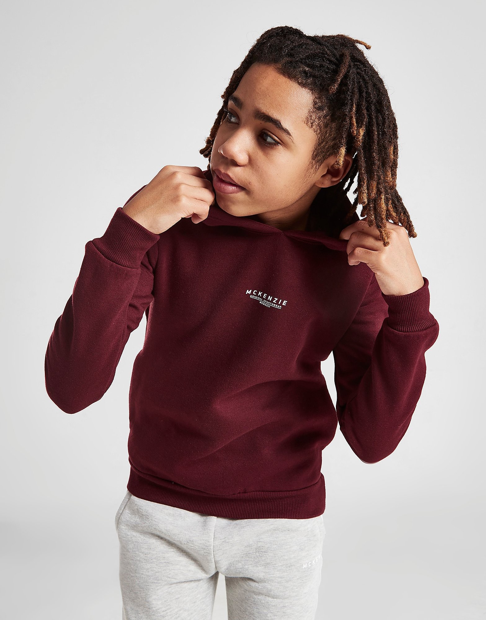 

McKenzie Essential Overhead Hoodie Junior - Red - Kids, Red