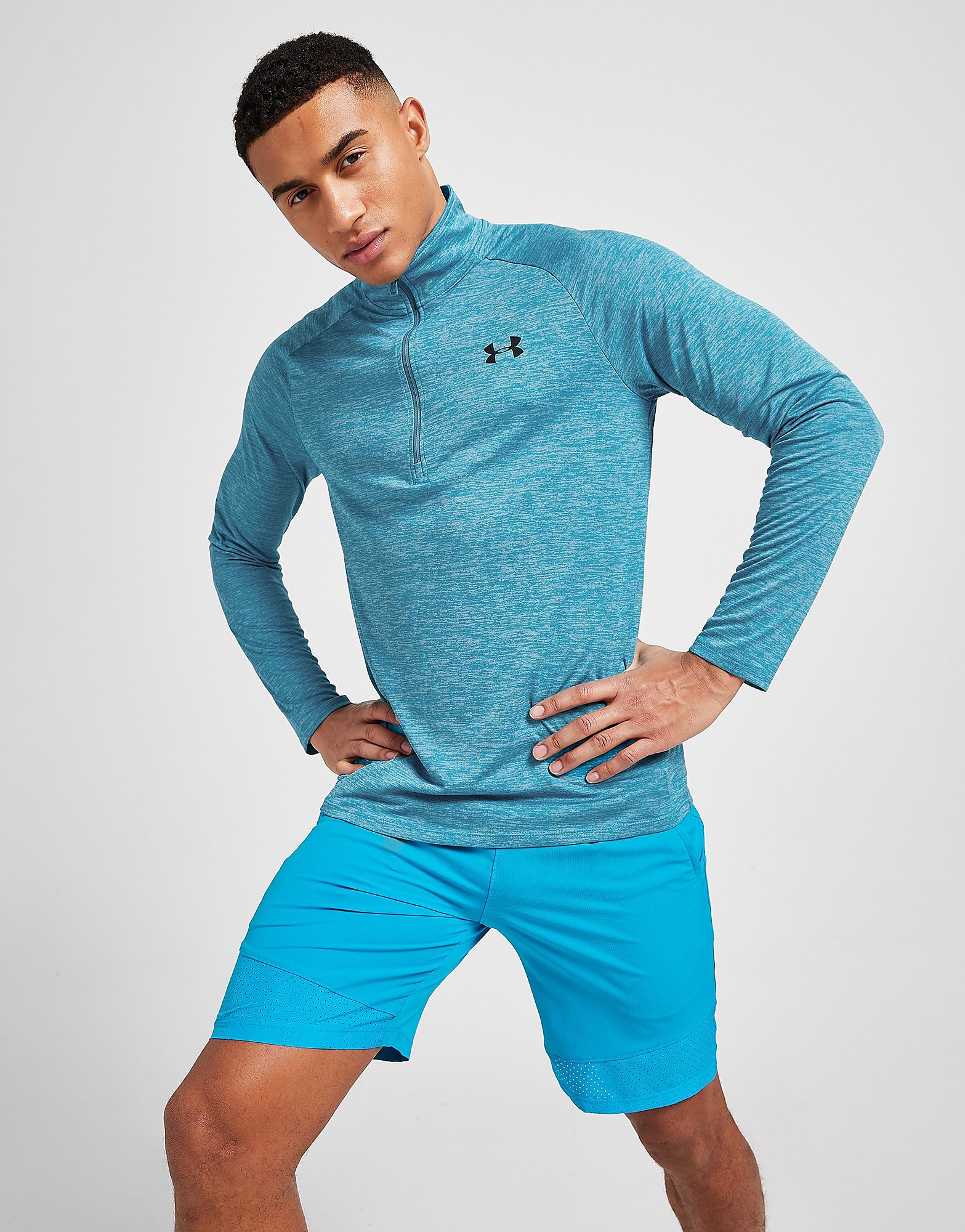 

Under Armour Tech 1/4 Zip Top - Blue - Mens, Blue