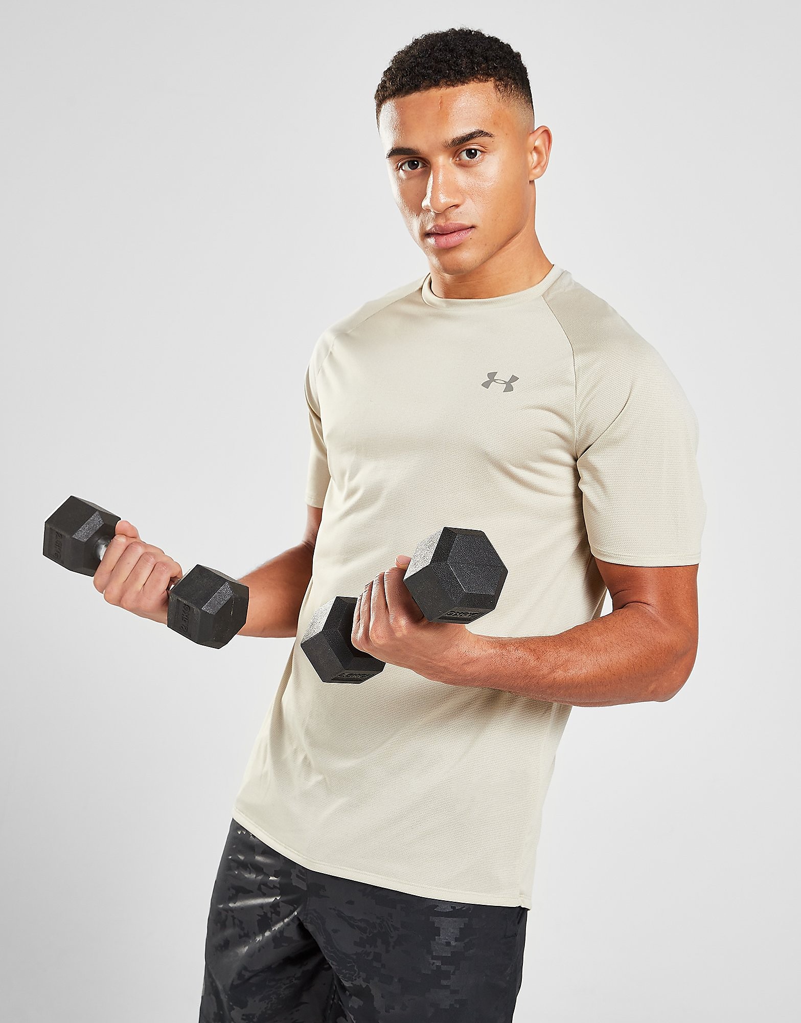 

Under Armour Tech Novelty T-Shirt - Brown - Mens, Brown