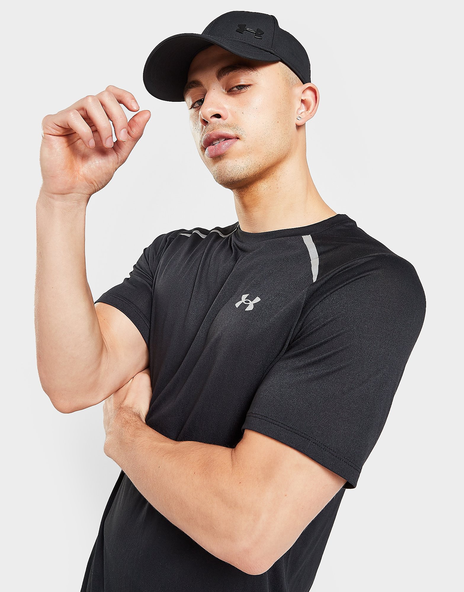 

Under Armour Tech Reflective T-Shirt - Black, Black