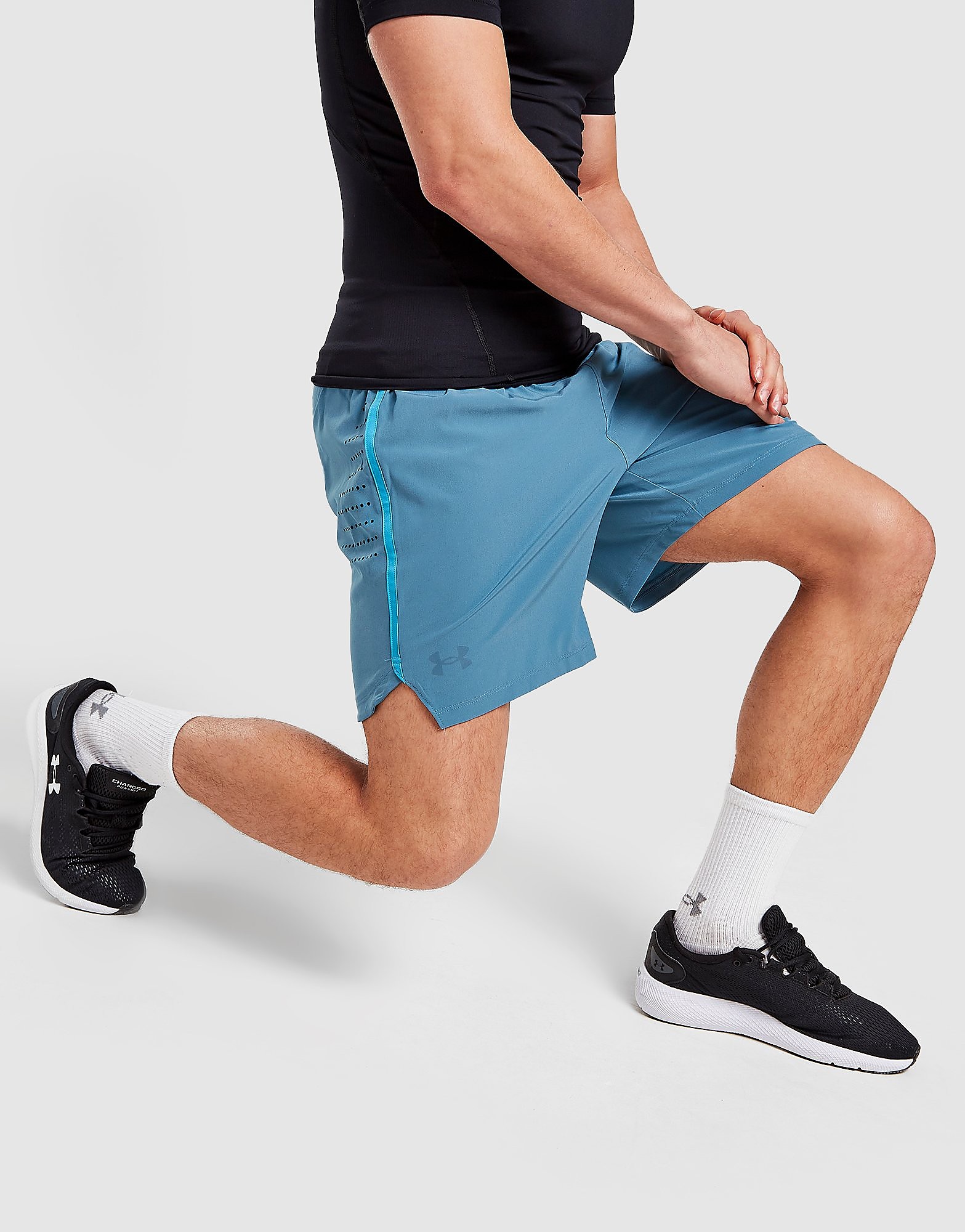 

Under Armour Speedpocket 7" Shorts - Blue - Mens, Blue