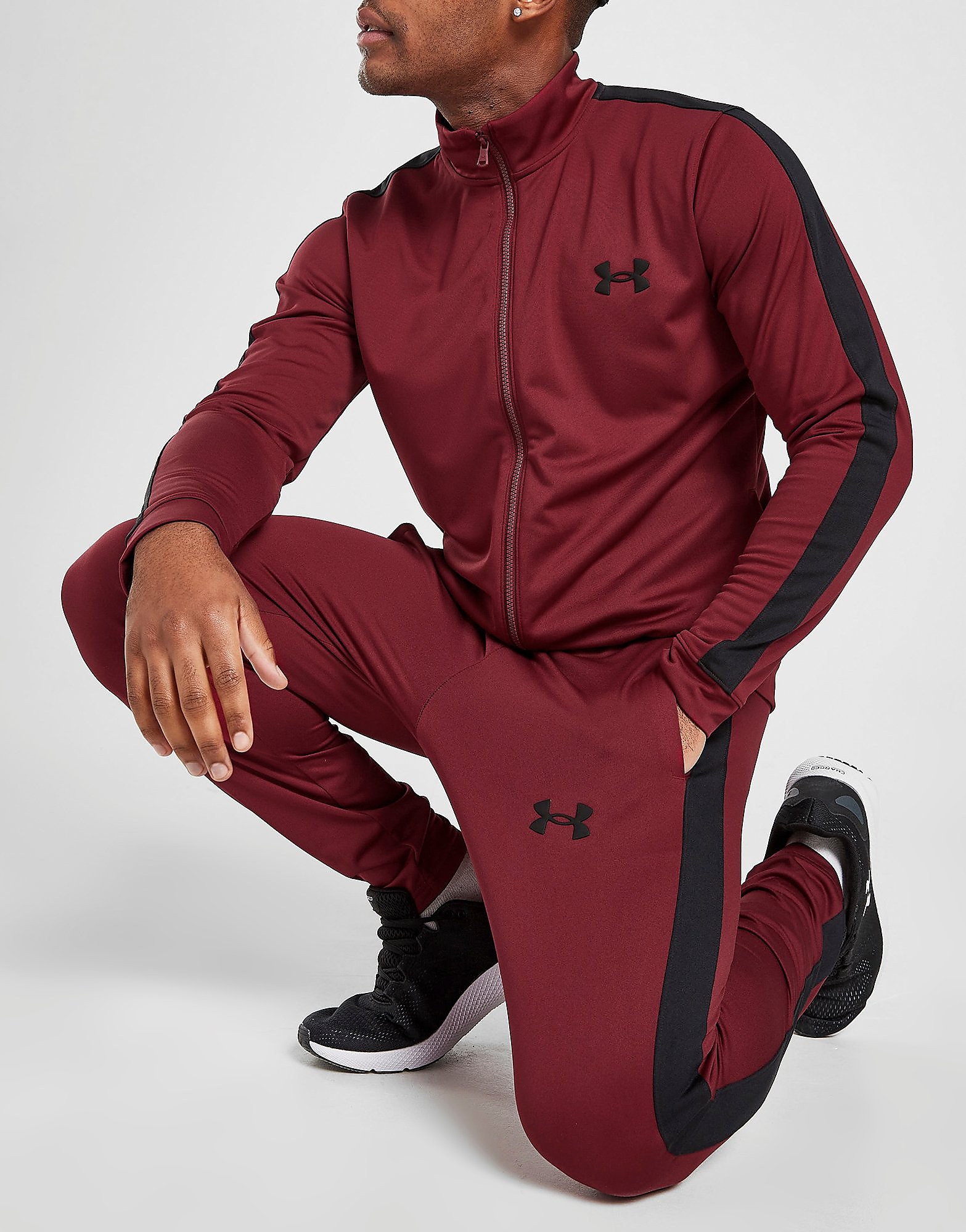 

Under Armour Poly Tracksuit - Red, Red