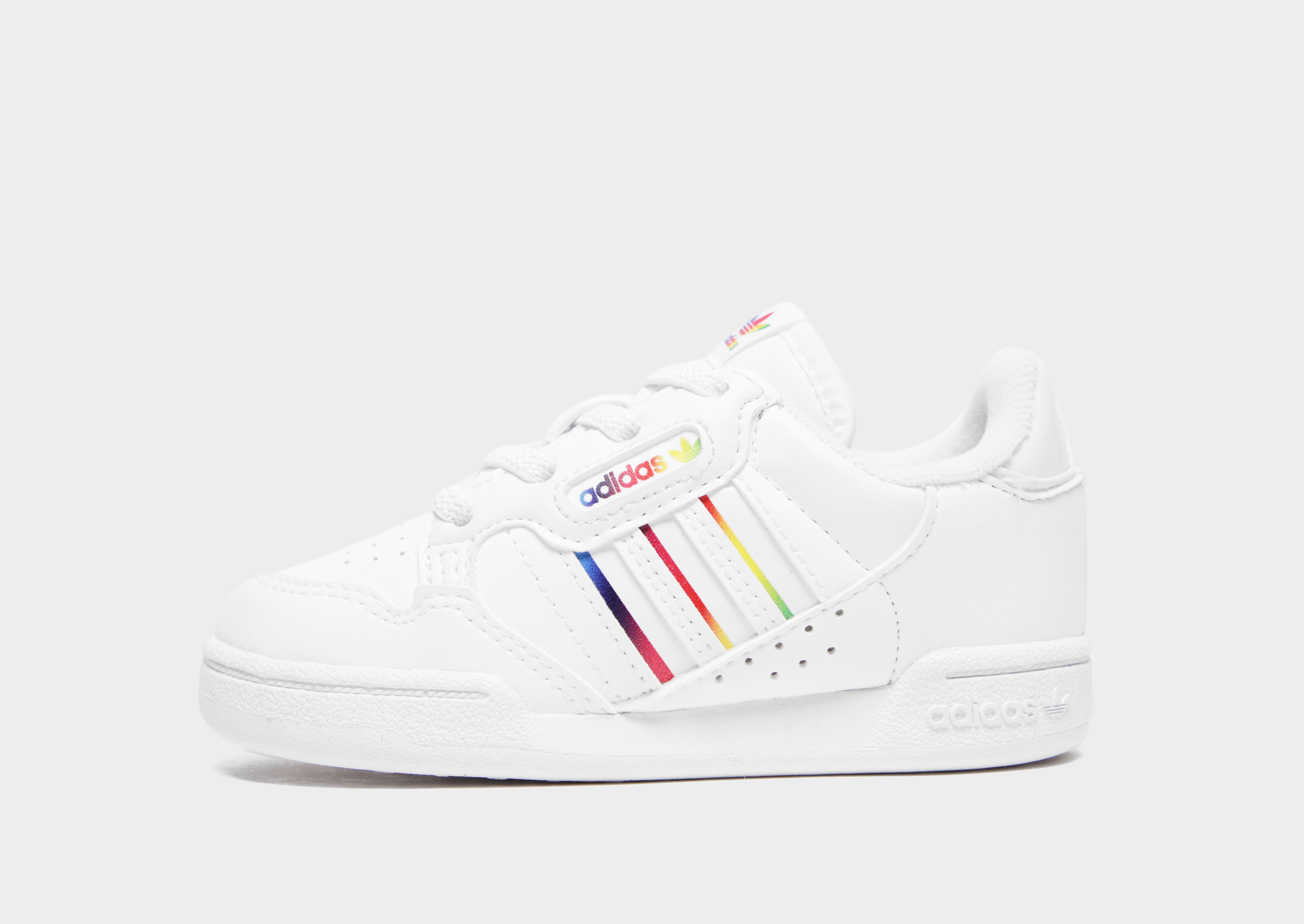

adidas Originals Conti Stripes Infant - Only at JD - White - Kids, White
