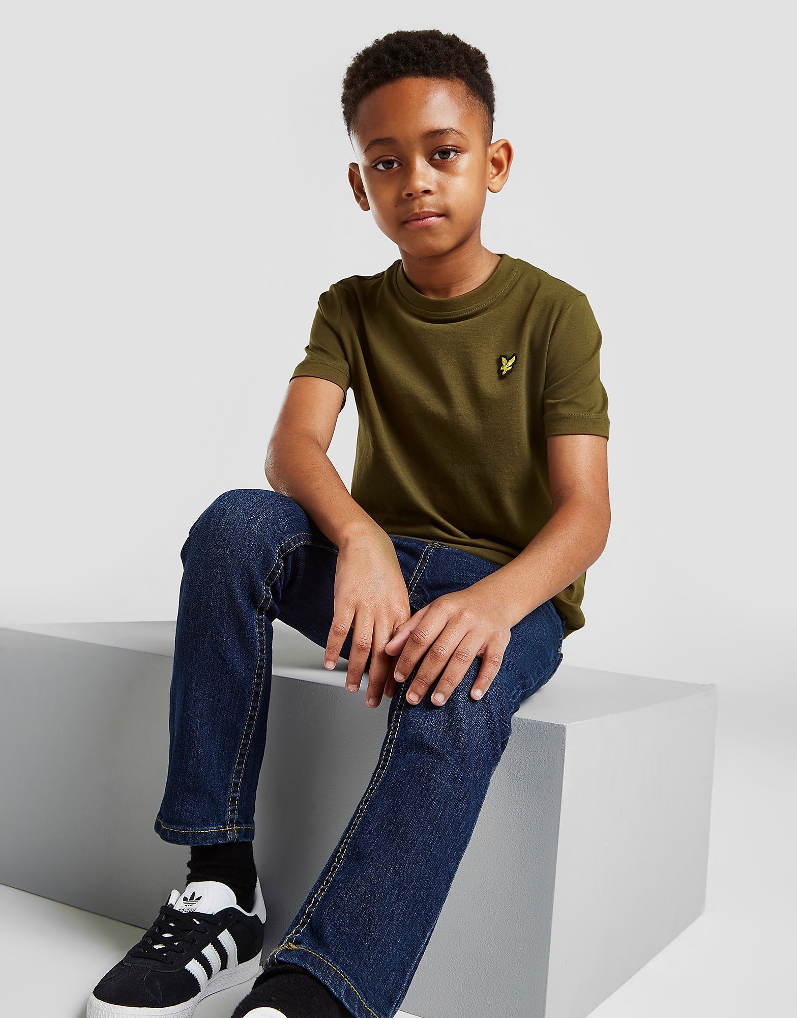 

Lyle & Scott Small Logo T-Shirt Children - Green - Kids, Green