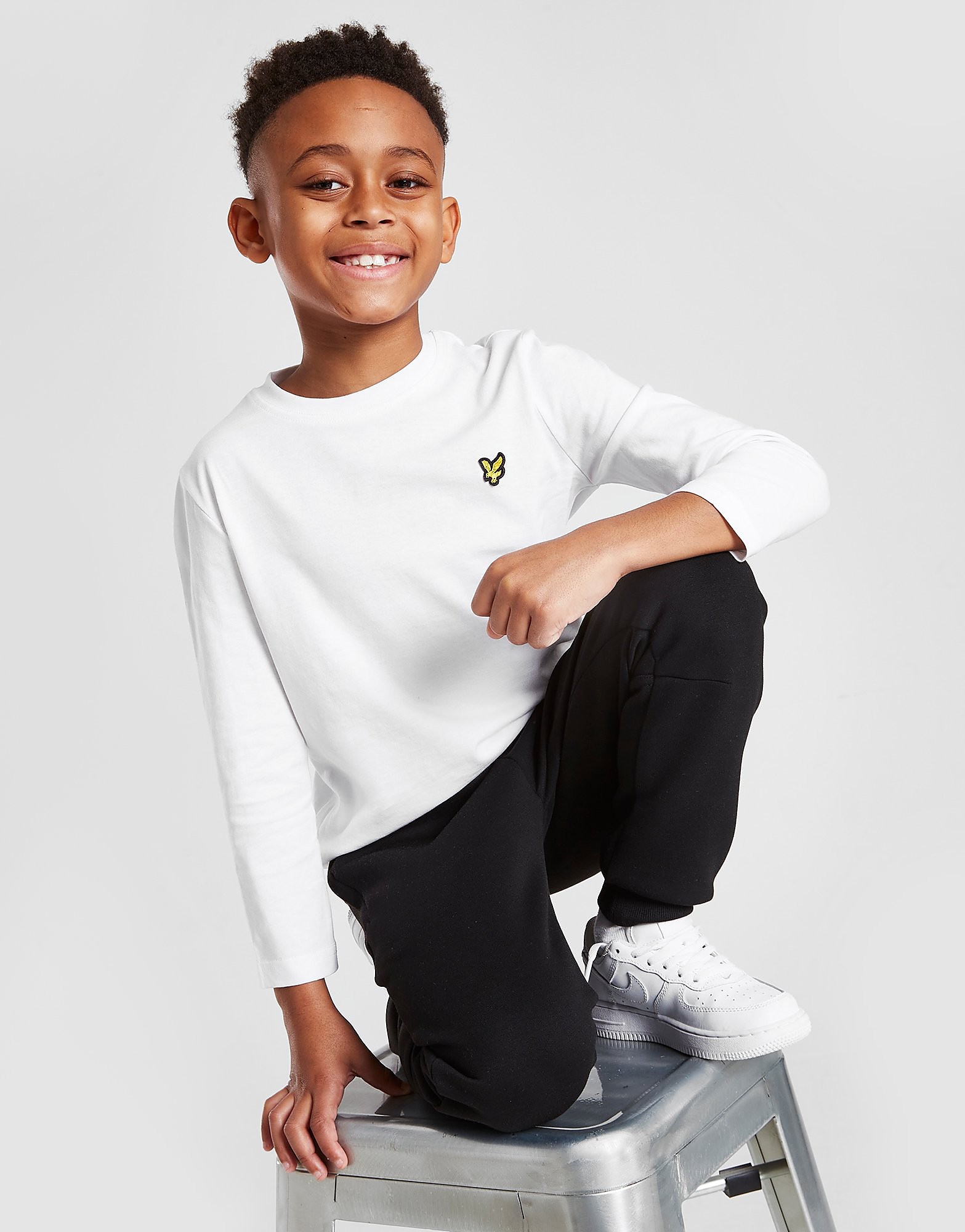 

Lyle & Scott Classic Long Sleeve T-Shirt Children - White - Kids, White