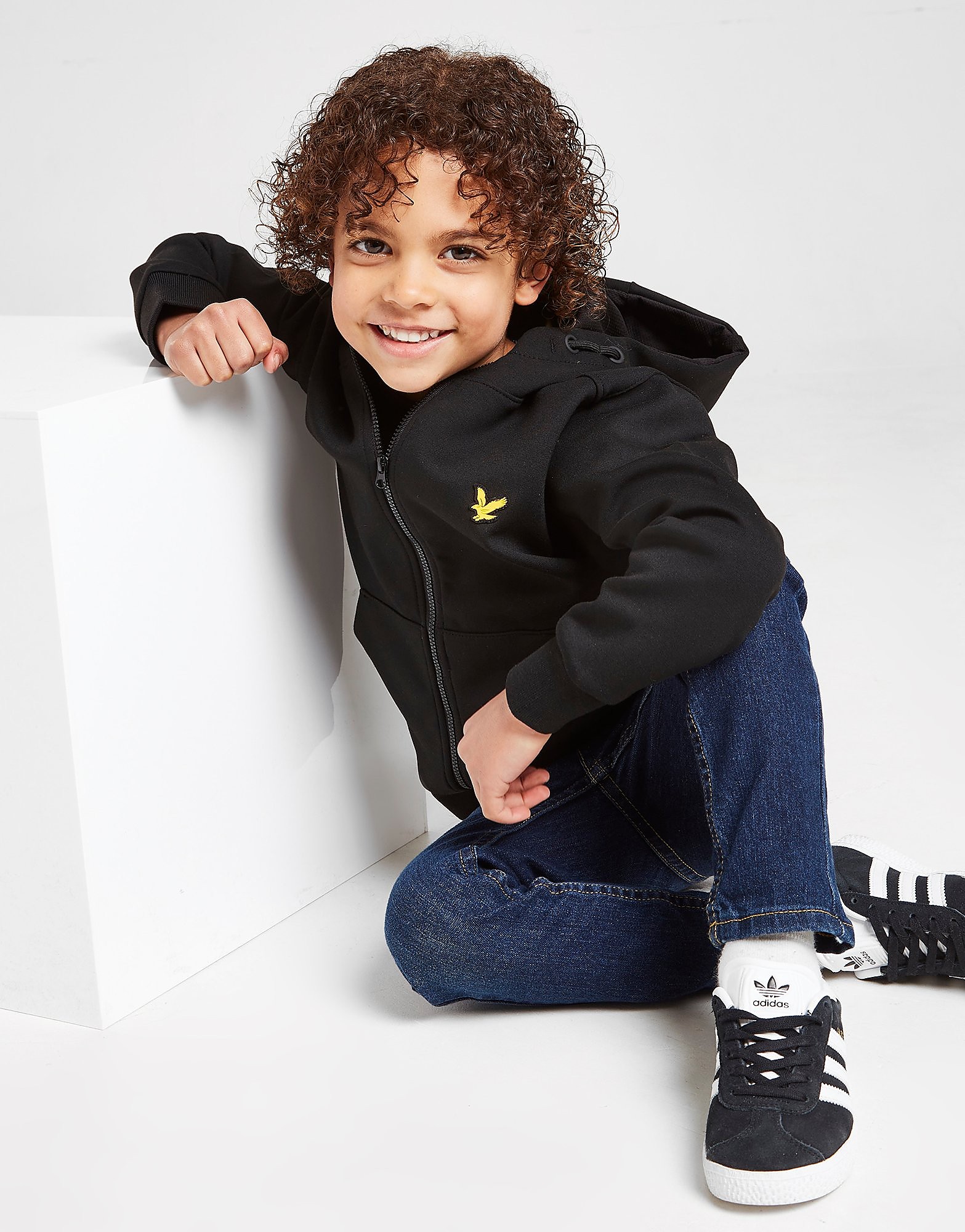 

Lyle & Scott Sport Full Zip Hoodie Children - Black - Kids, Black