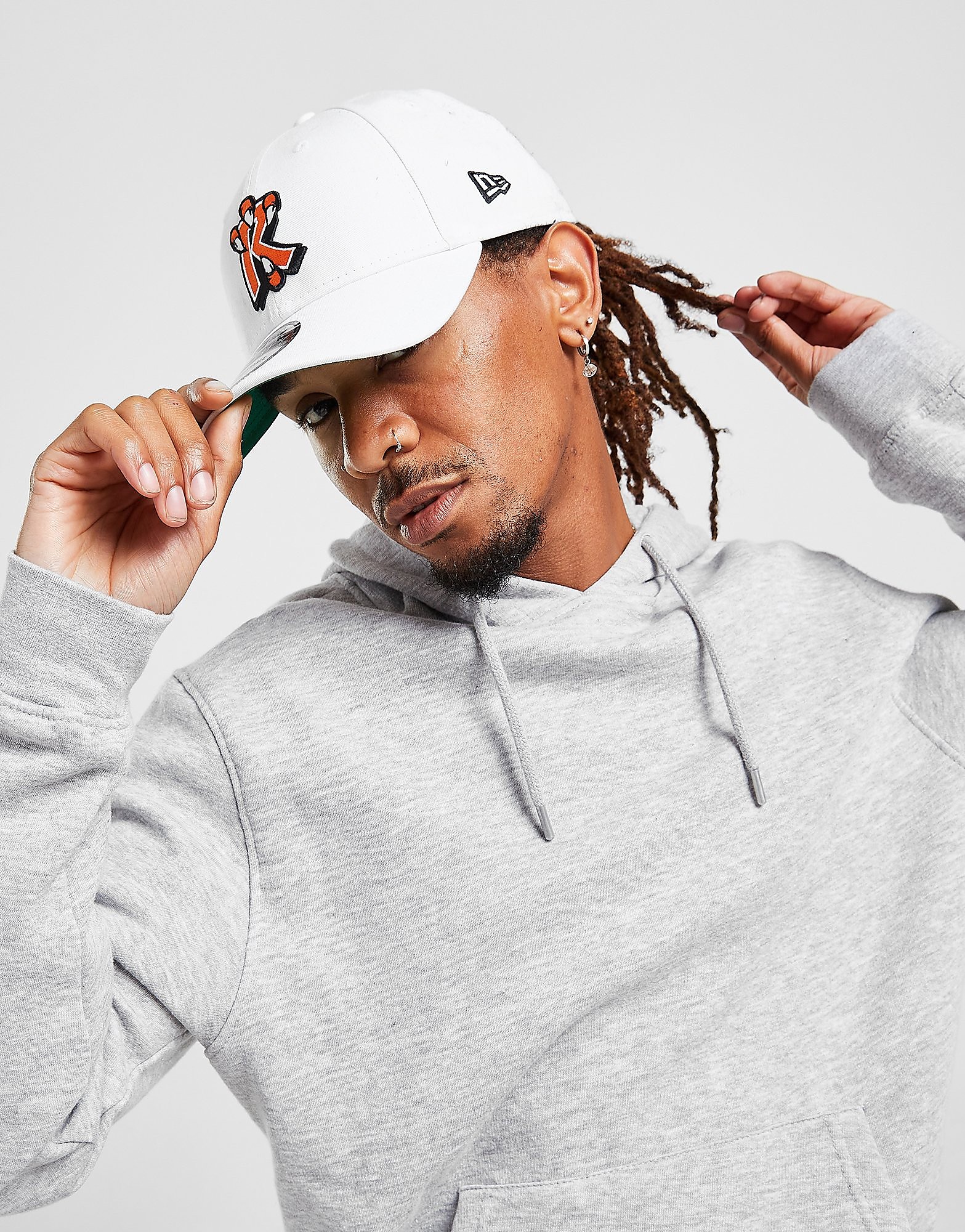 

New Era AJ Tracey Revenge Athletic 9FORTY Cap - White - Womens, White