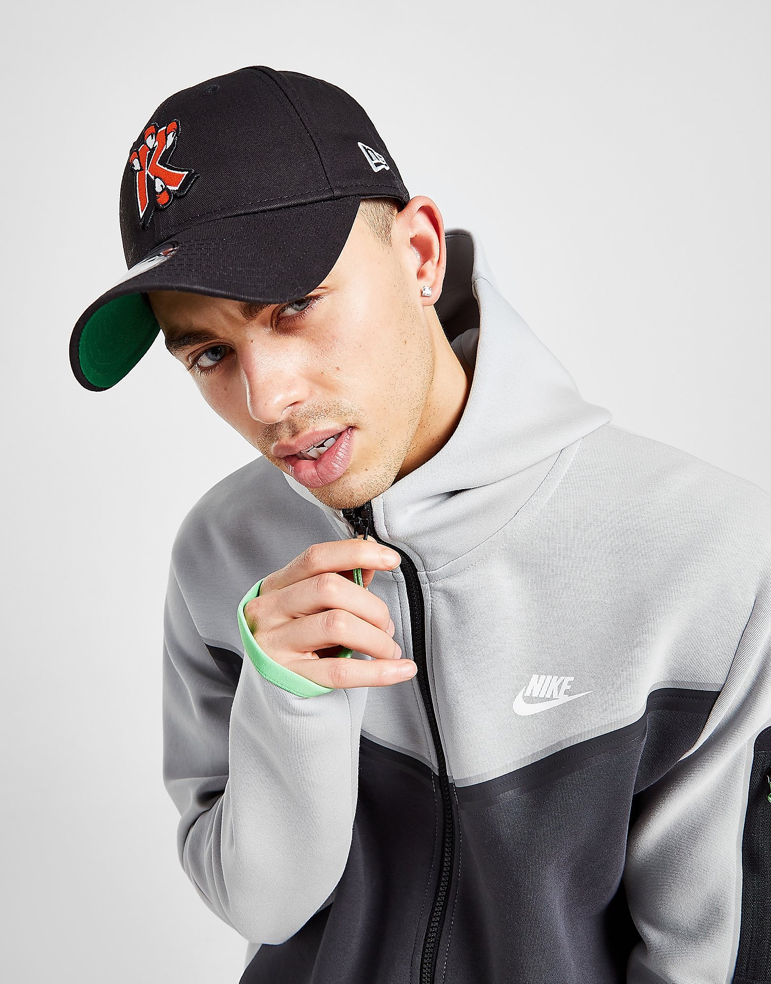 

New Era AJ Tracey Revenge Athletic 9FORTY Cap - Black - Womens, Black