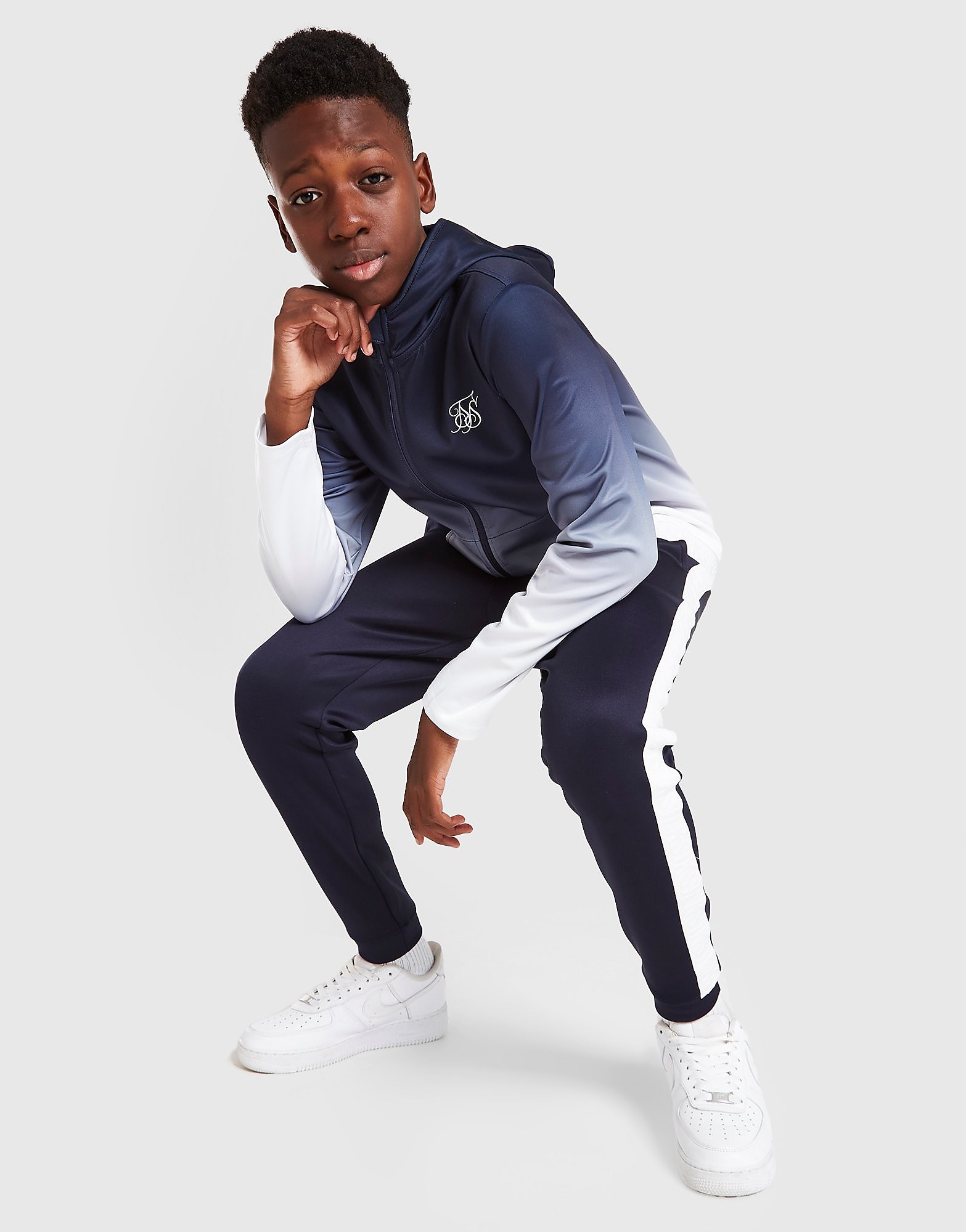 

SikSilk Poly Track Pants Junior - Navy - Kids, Navy