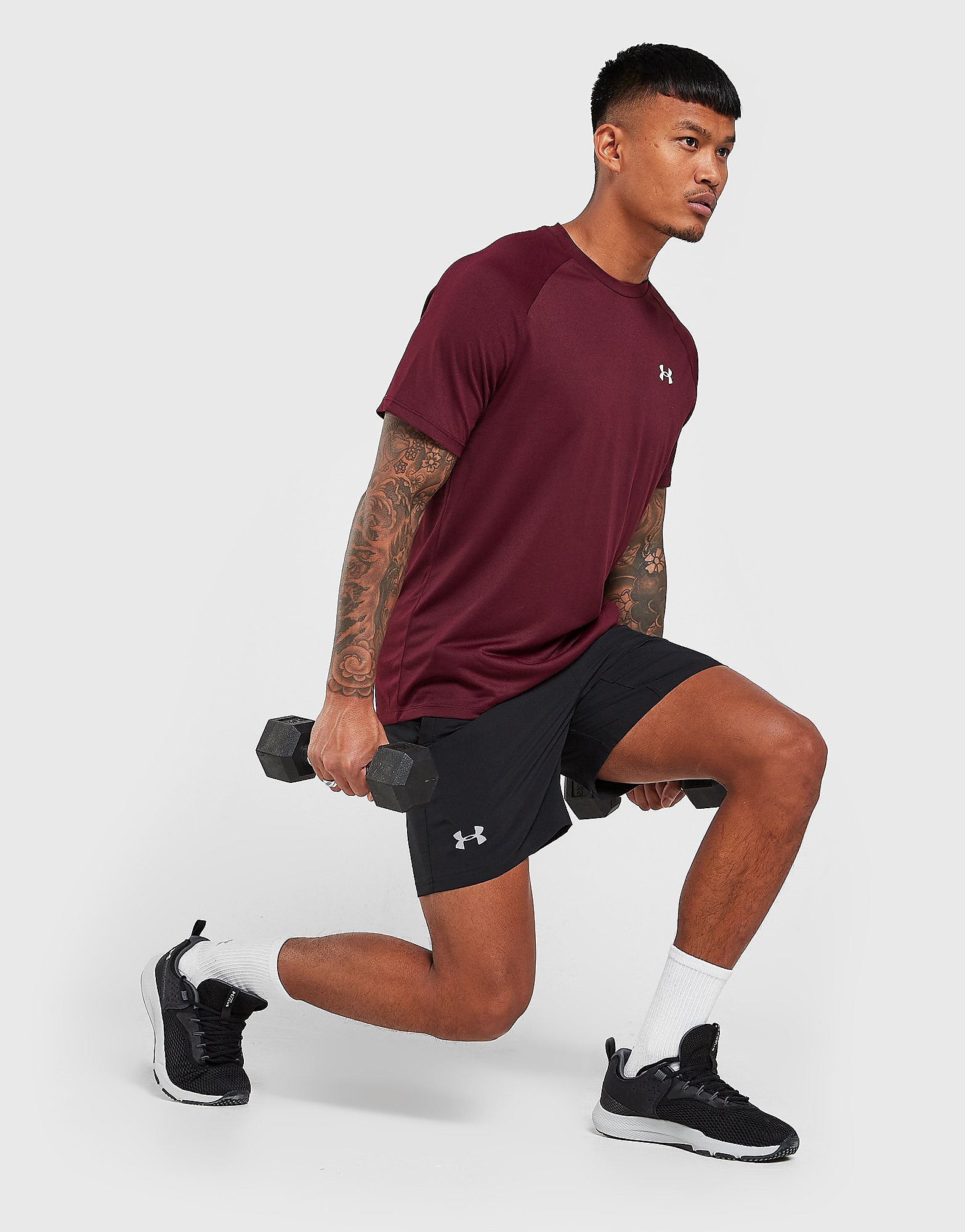 

Under Armour Speed Stride Solid 7" Shorts - Black - Mens, Black