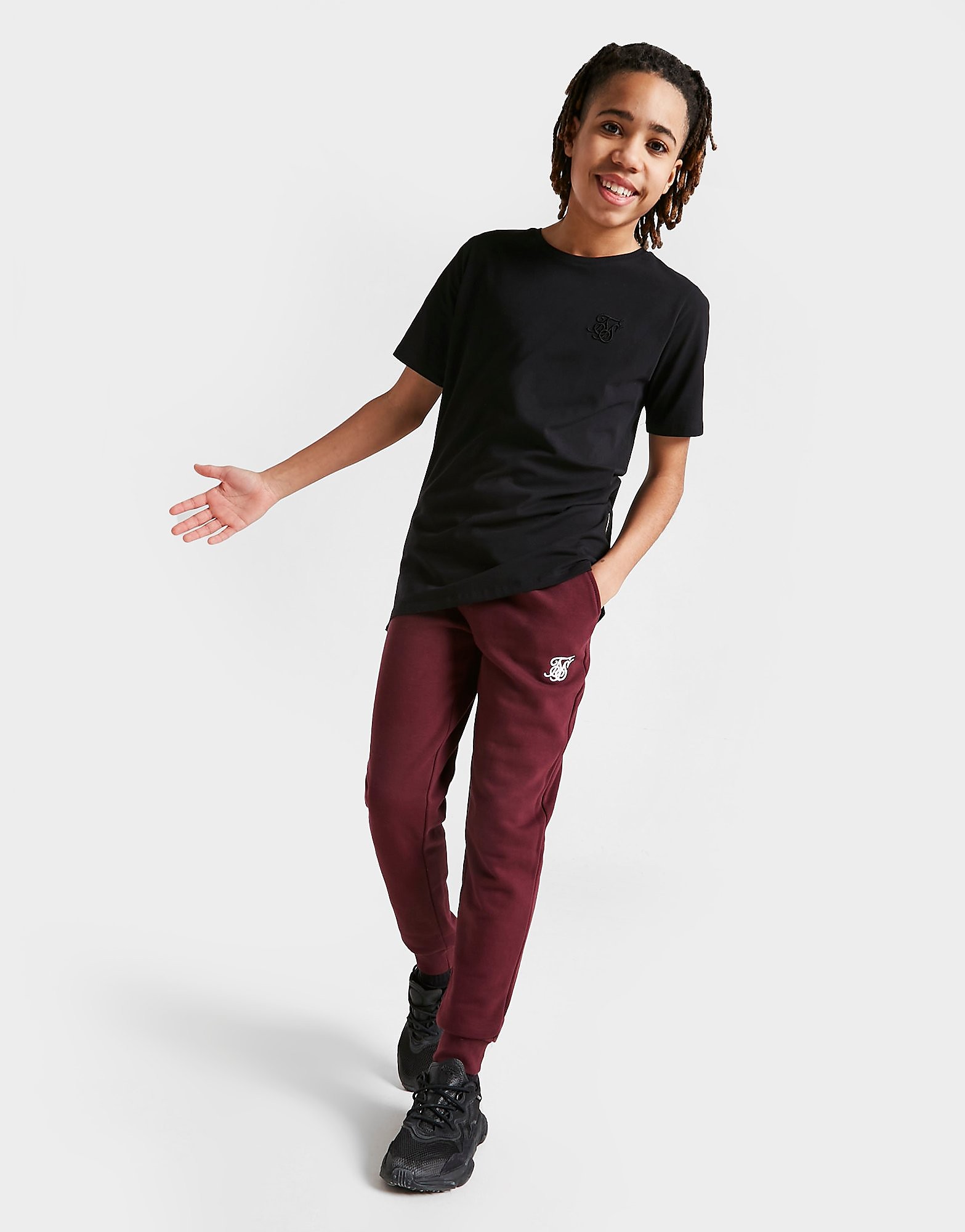 

SikSilk Logo Joggers Junior - Red - Kids, Red
