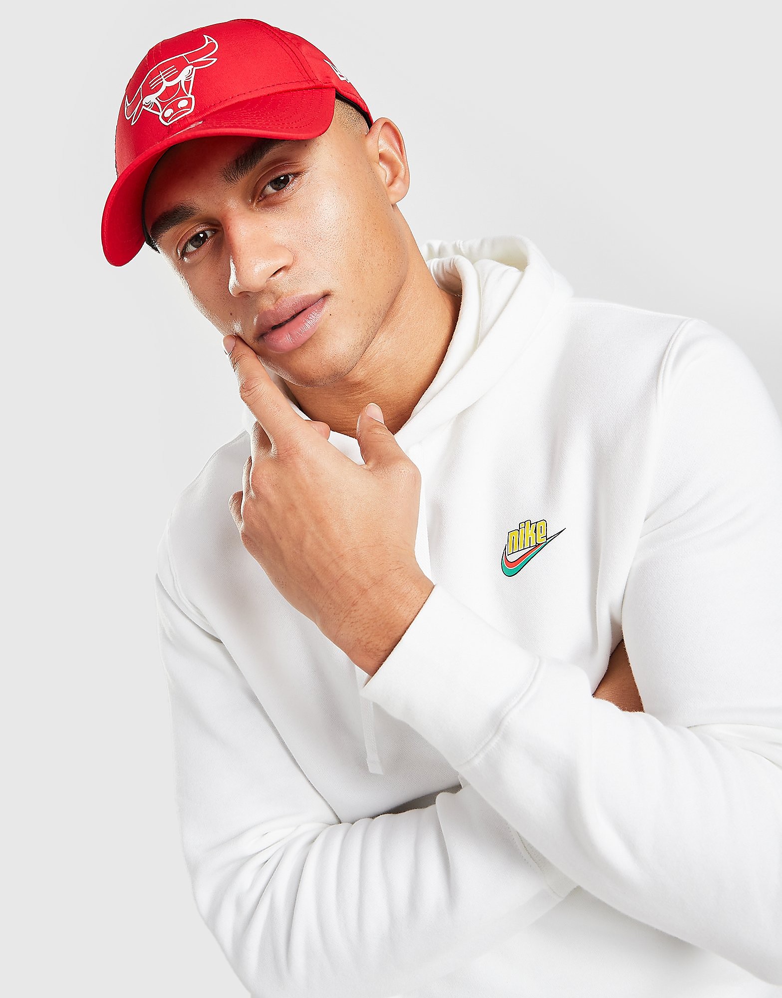 

New Era NBA Chicago Bulls Diagonal 9FORTY Cap - Red - Womens, Red