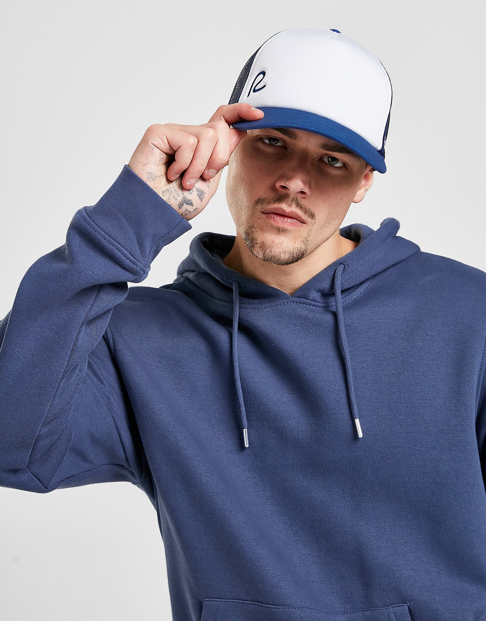 

Rewired Love Island Foam Trucker Cap - Blue - Mens, Blue