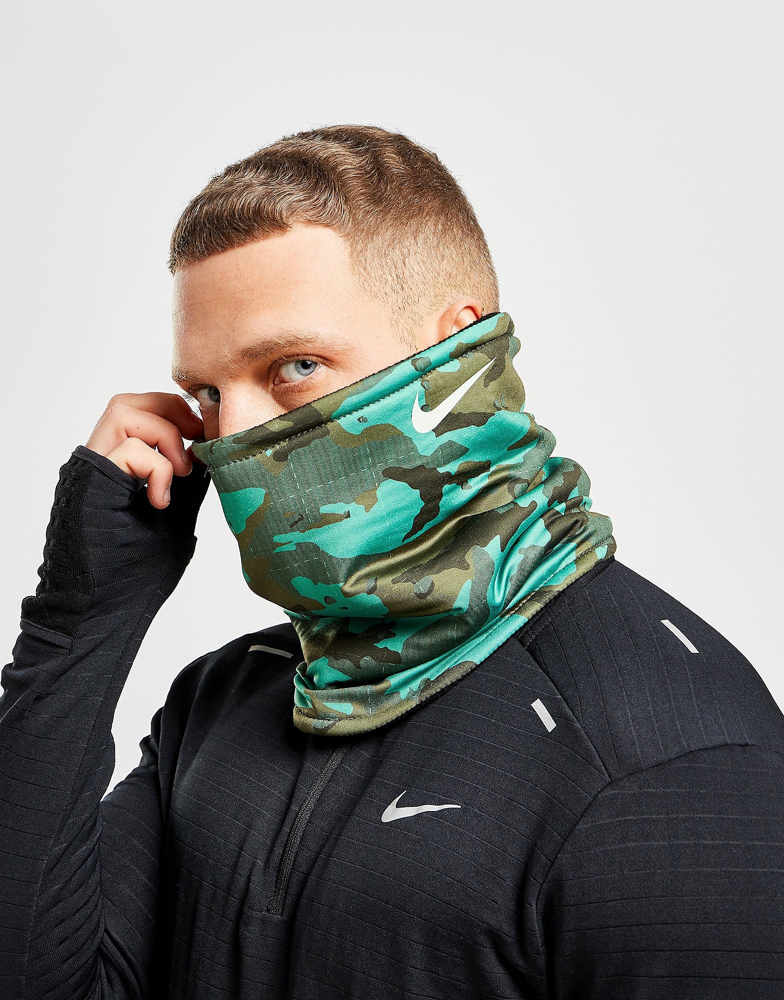

Nike Reversible Neck Warmer - Green - Mens, Green