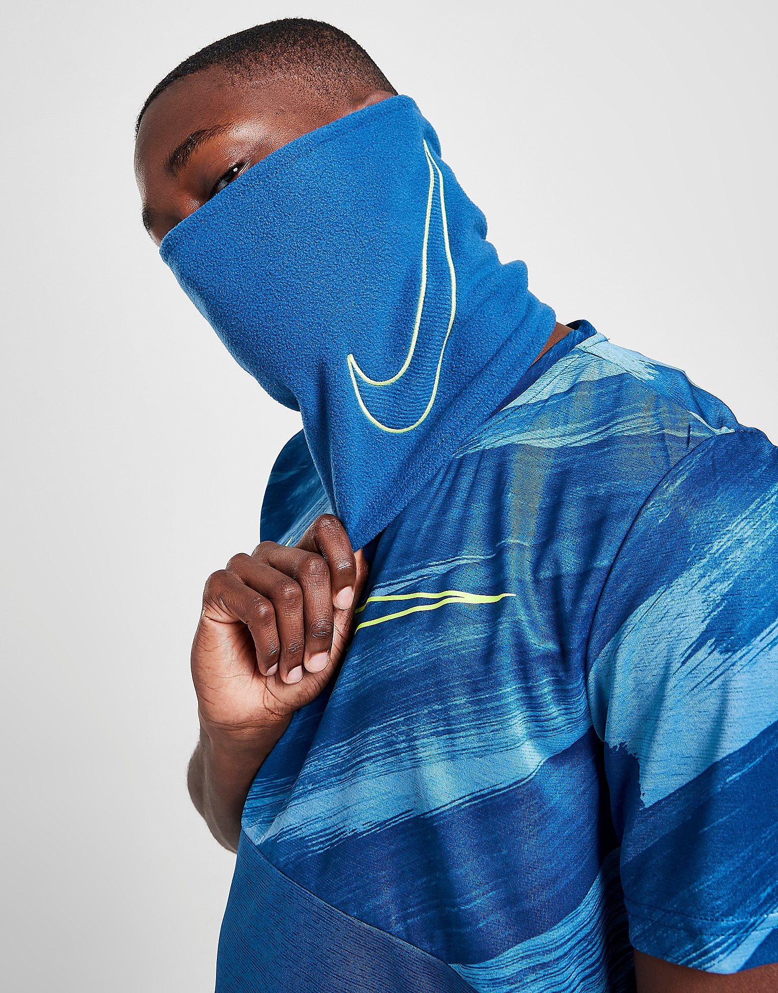 

Nike Swoosh Fleece Snood - Blue - Mens, Blue