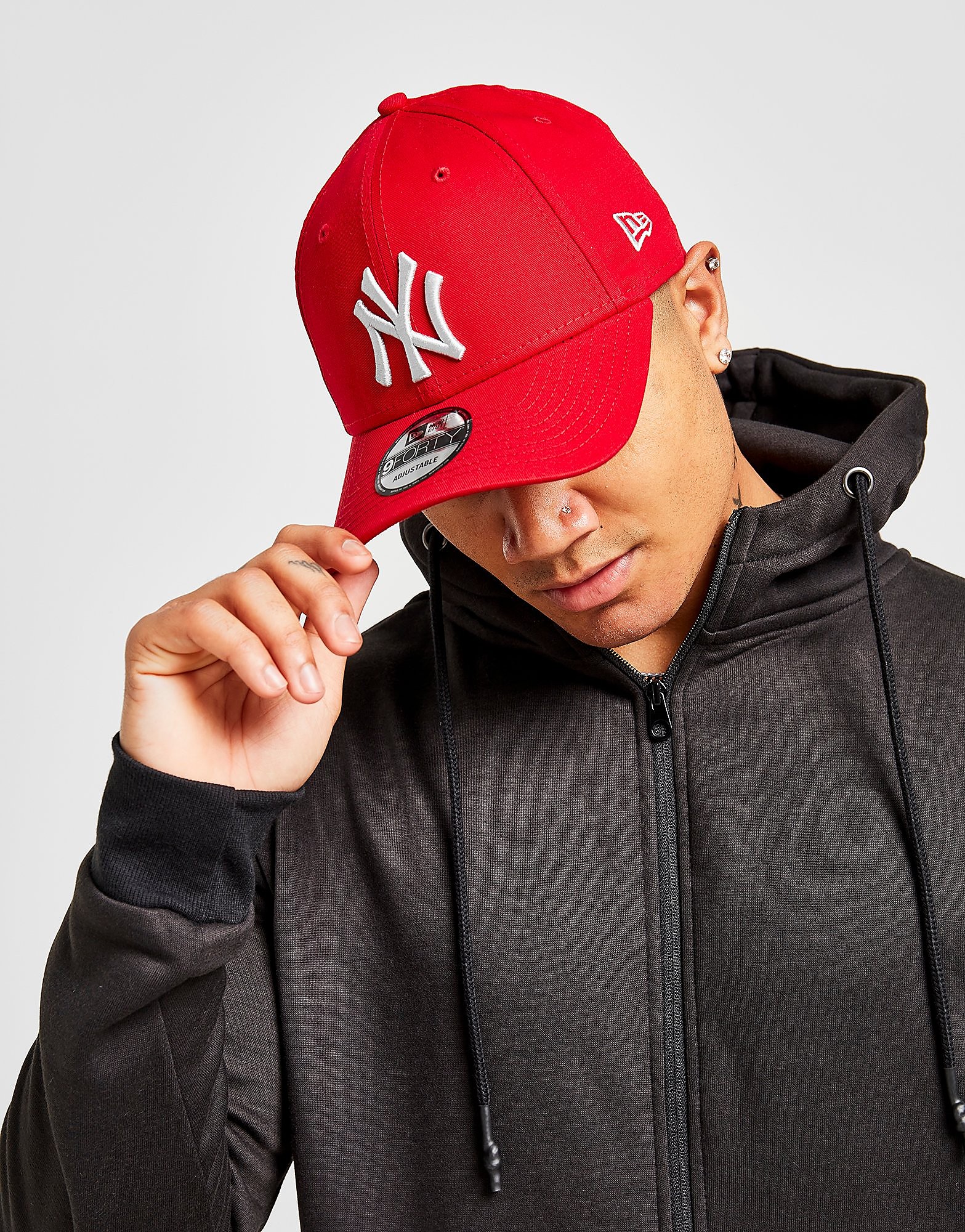 

New Era MLB 9FORTY New York Yankees Cap - Red - Womens, Red