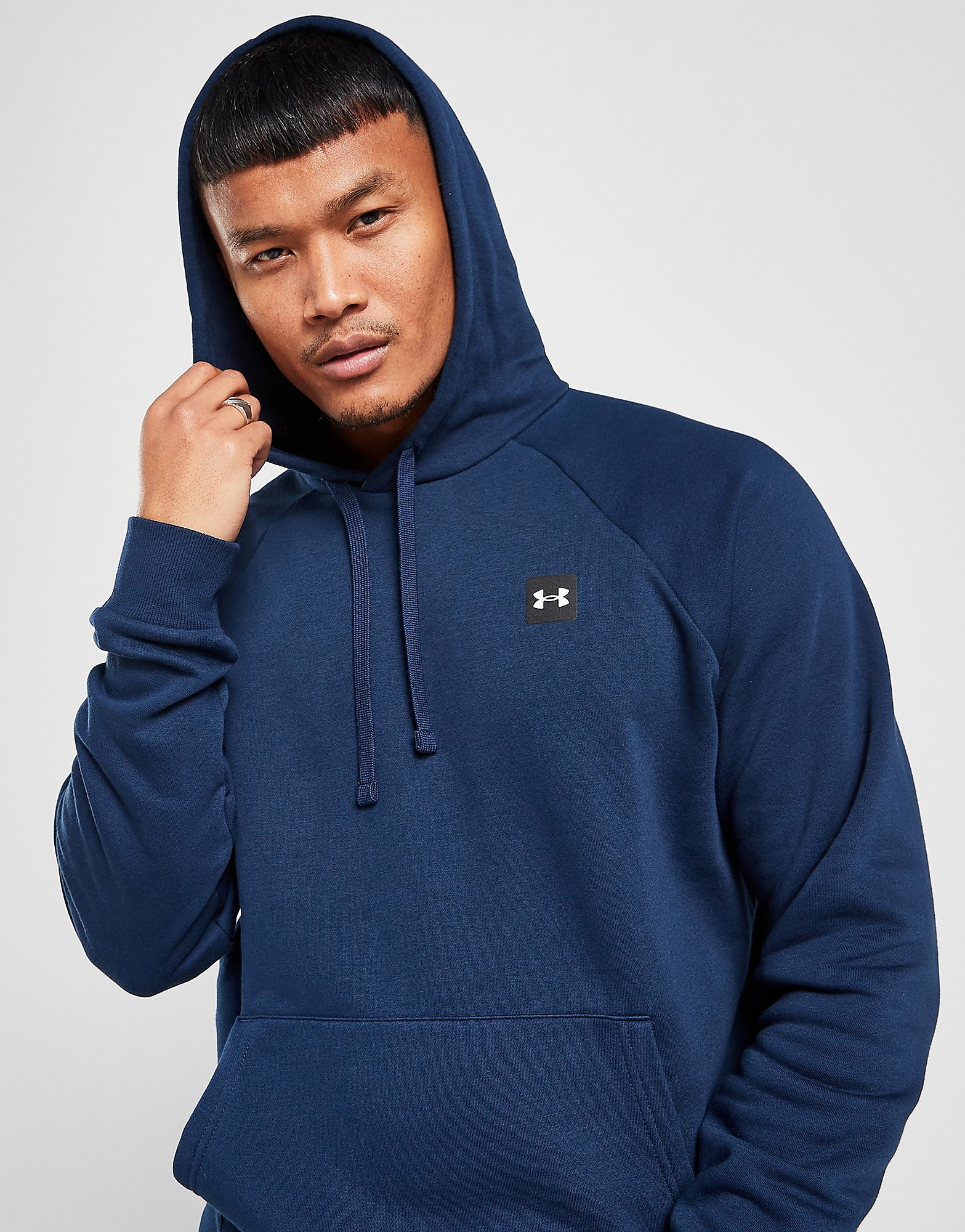 

Under Armour Rival Fleece Overhead Hoodie - Radar Blue - Mens, Radar Blue