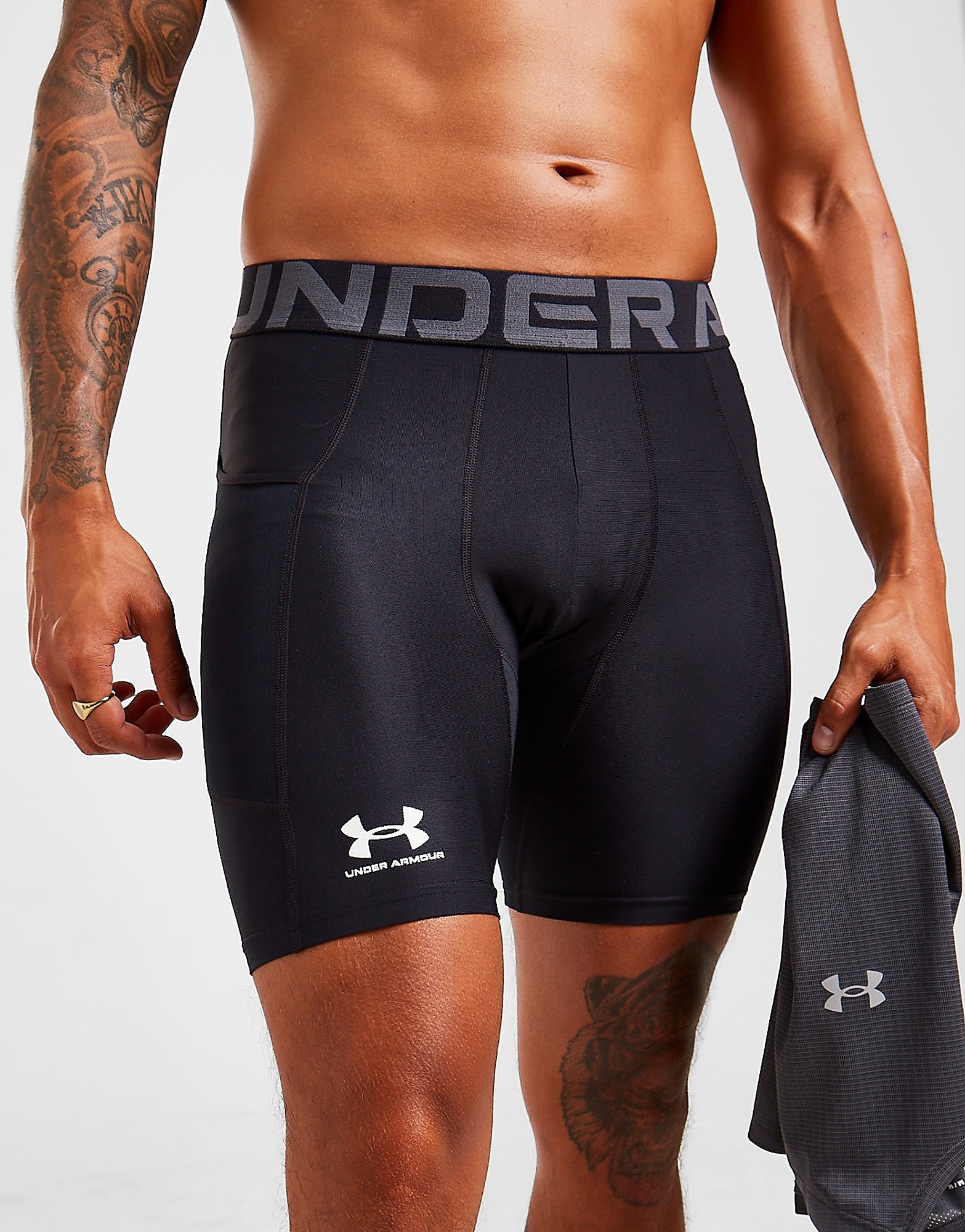 

Under Armour Compression Shorts - Black - Mens, Black