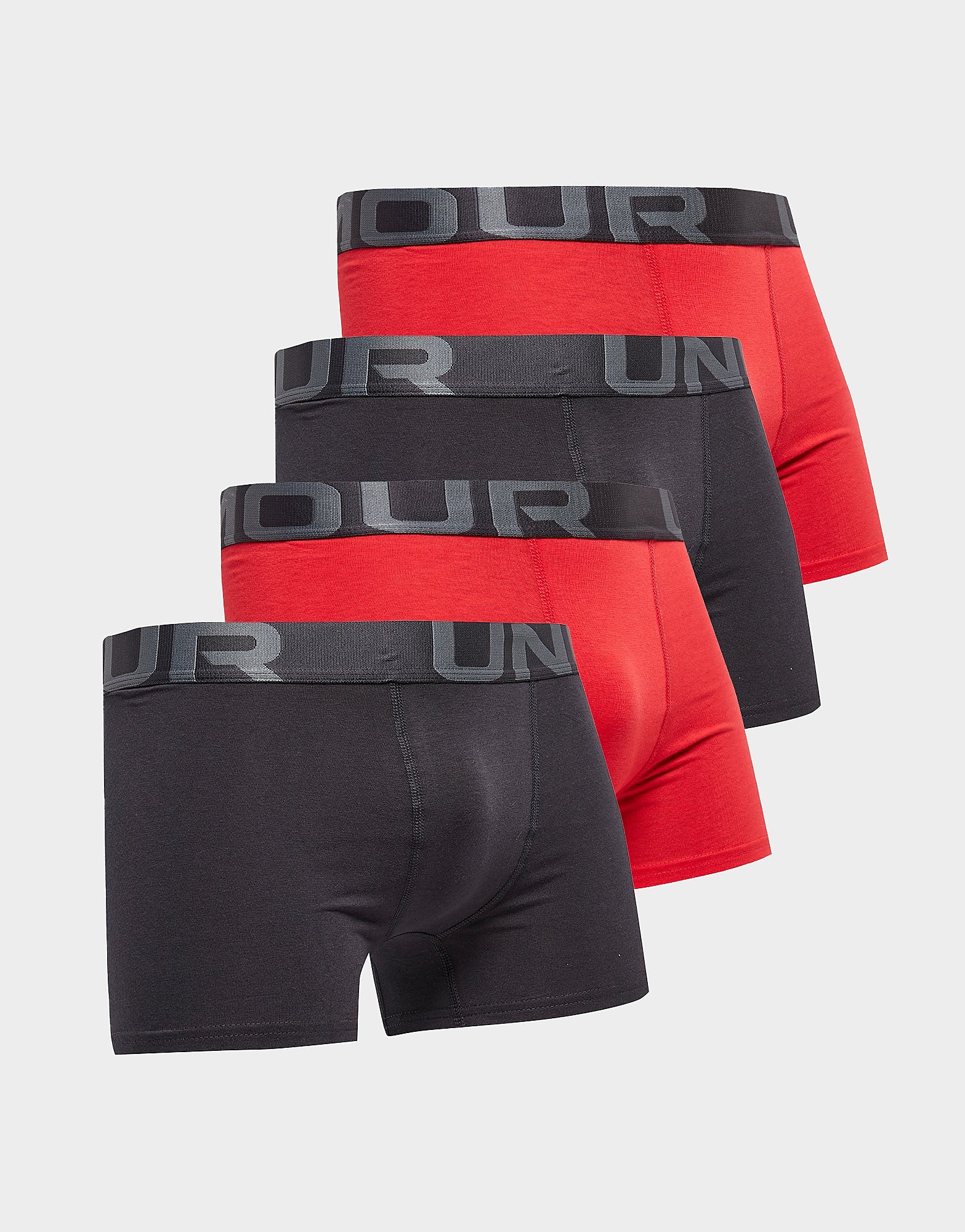 

Under Armour 4-Pack Boxers Junior - Black/Red - Kids, Black/Red