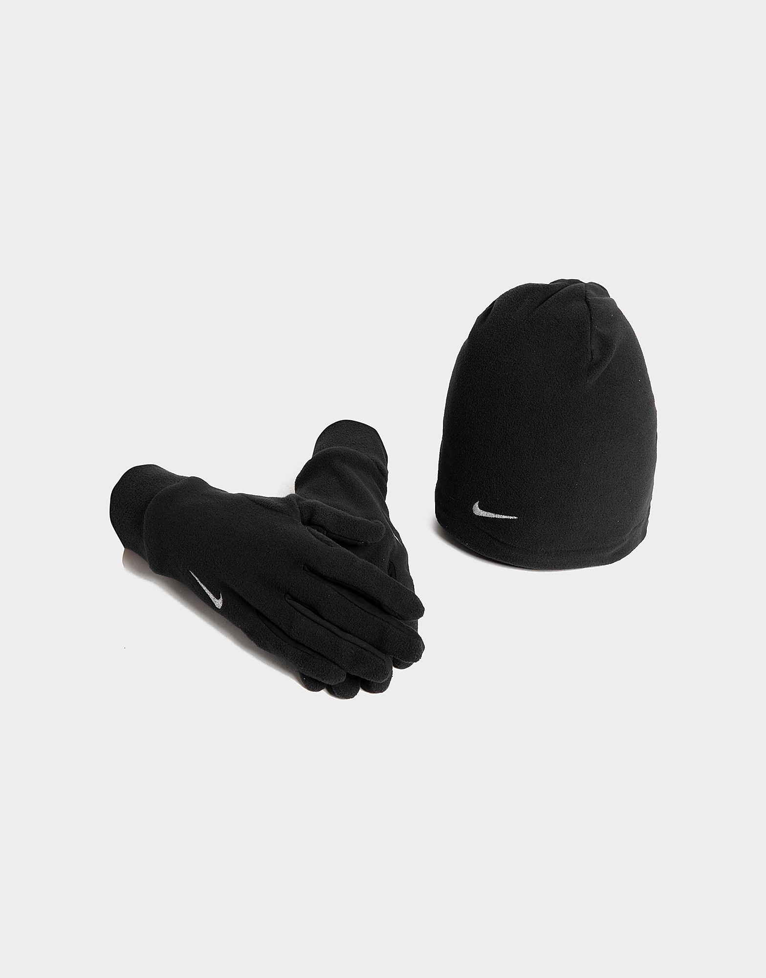 Nike Fleece Hat/Gloves Set, Svart