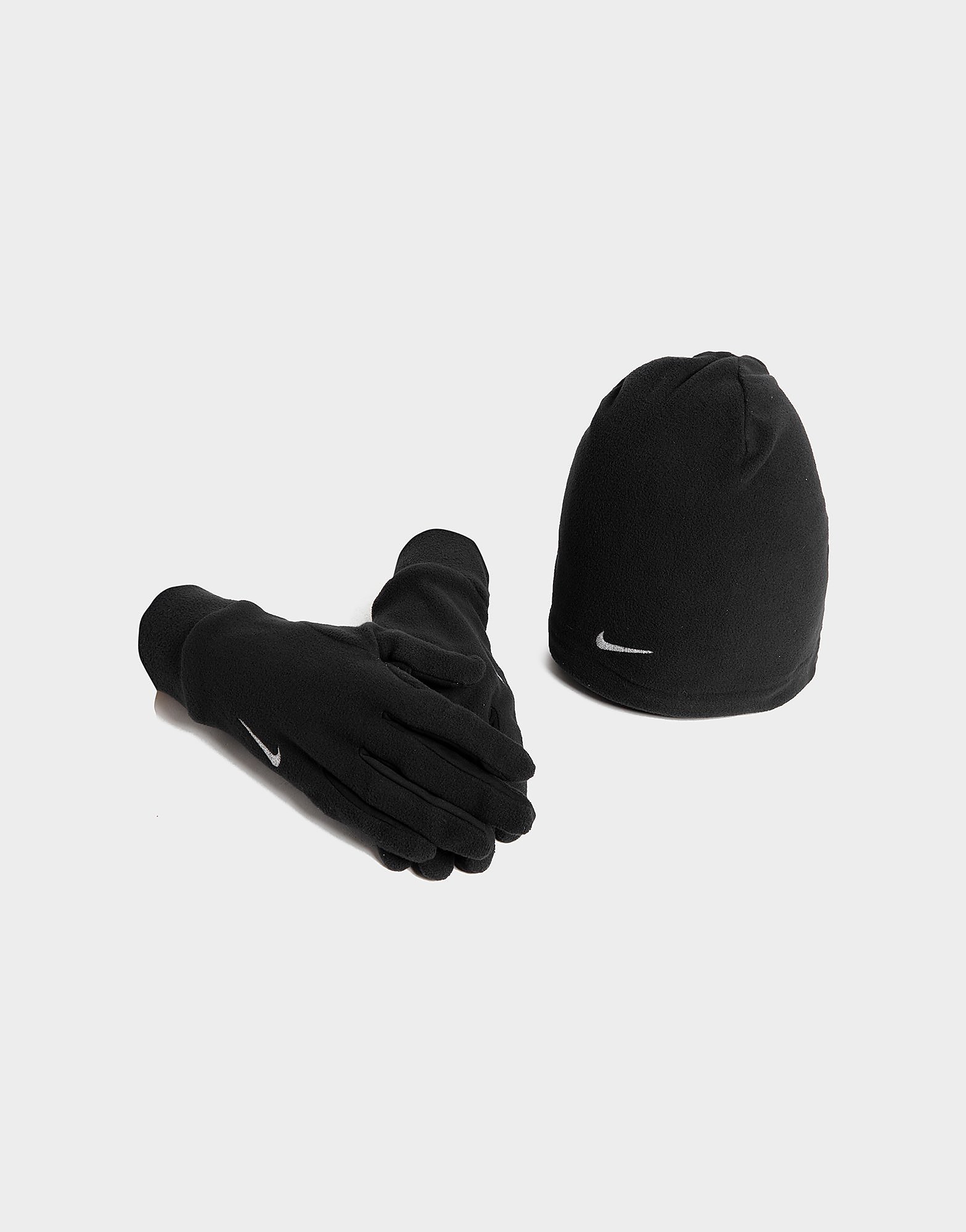 

Nike Fleece Hat/Gloves Set - Black - Womens, Black