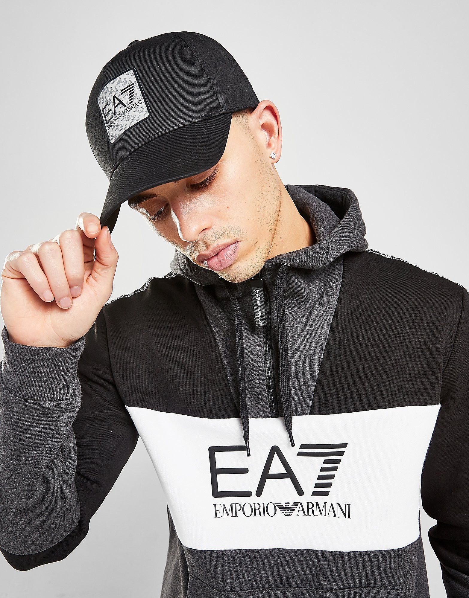 

Emporio Armani EA7 Core Cap - Black - Mens, Black