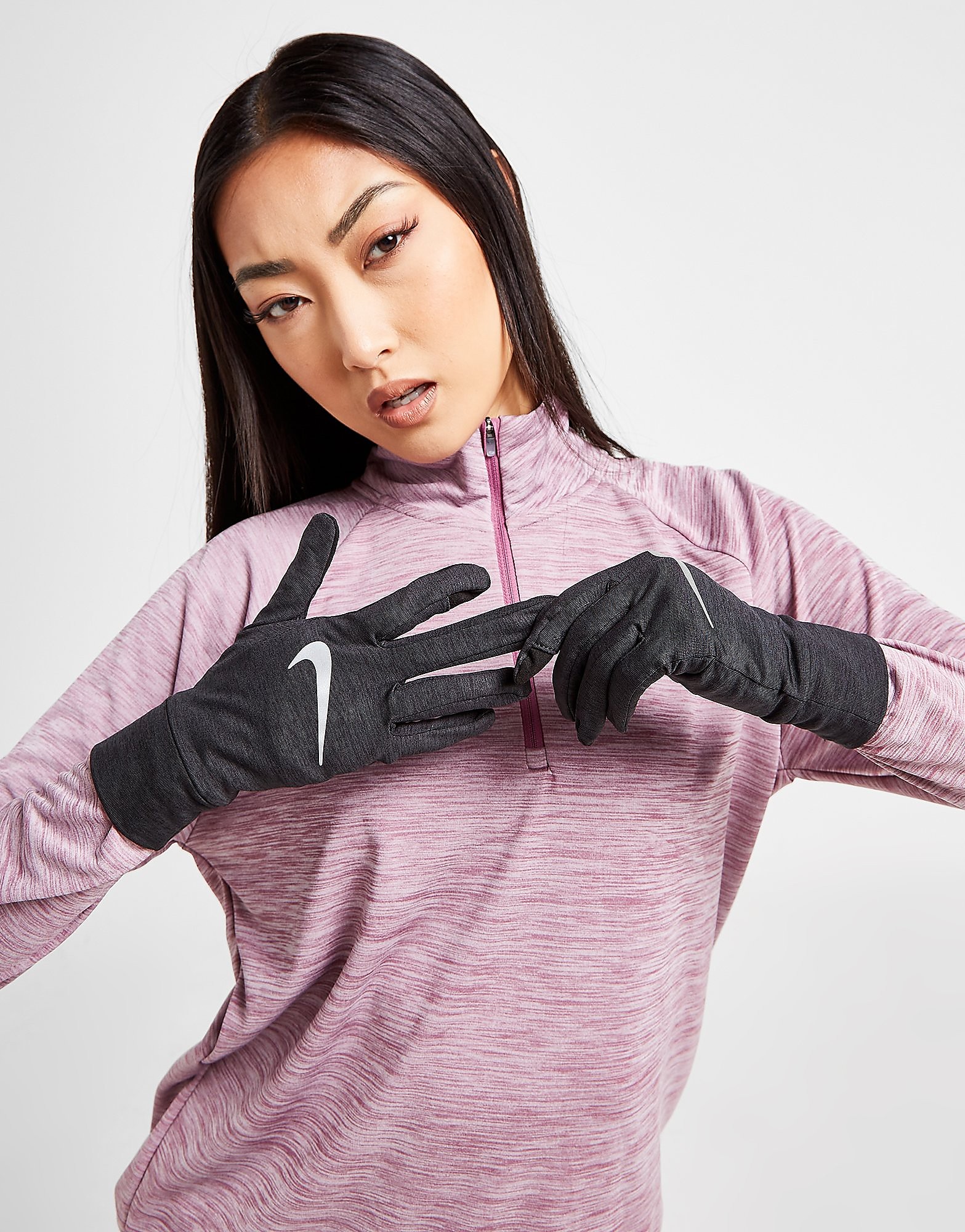 

Nike Run Fleece Gloves Women's - Grey, Grey
