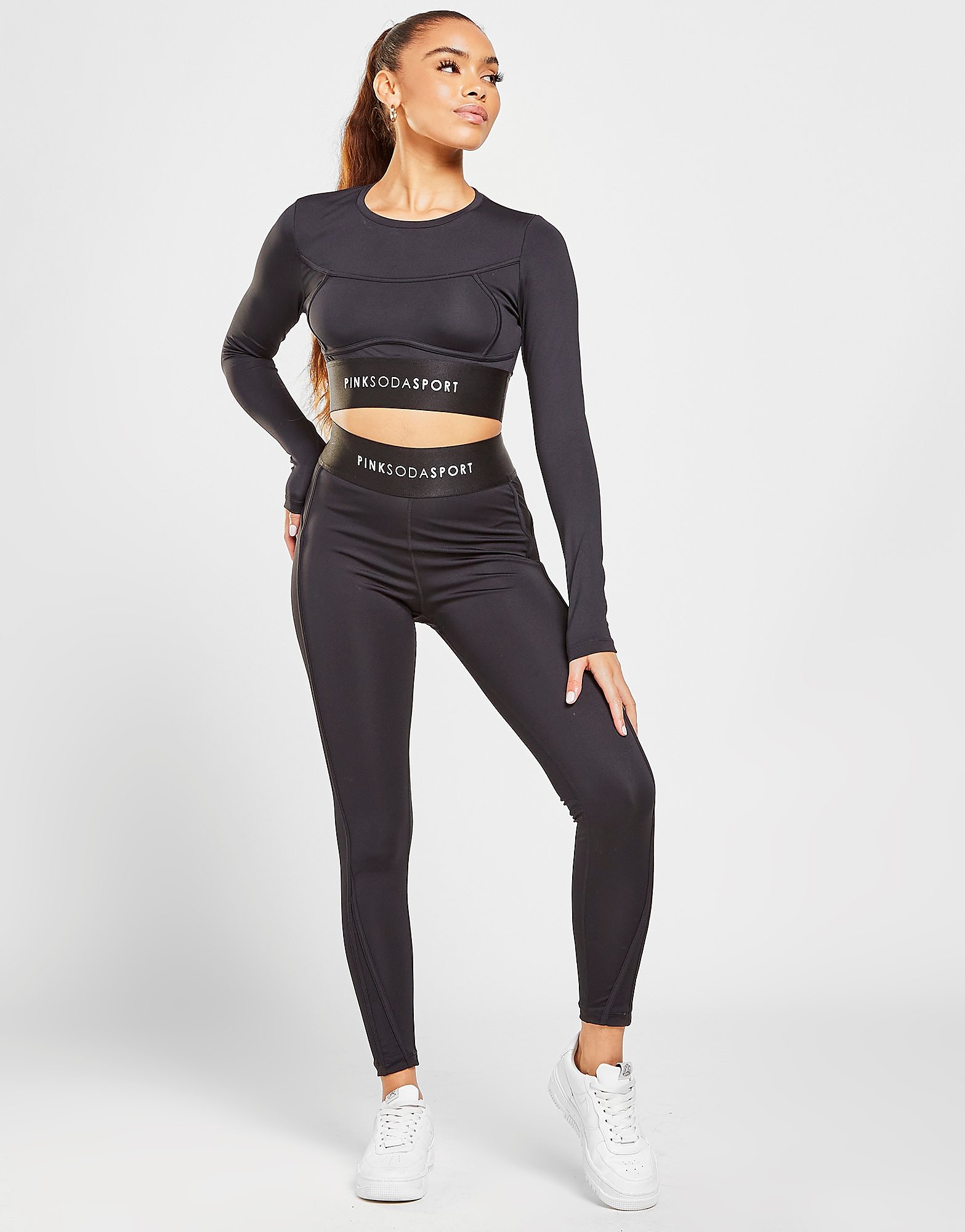

Pink Soda Sport Contour Tights - Black - Womens, Black