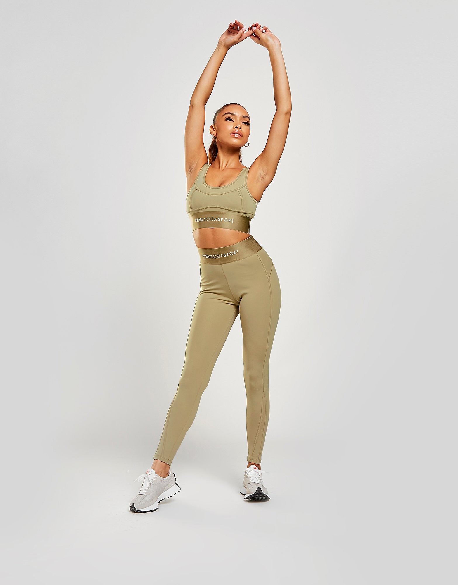 

Pink Soda Sport Contour Tights - Green - Womens, Green