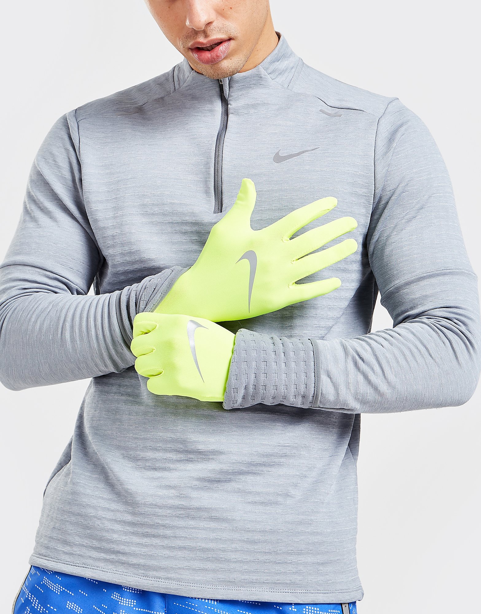 

Nike Miler Running Gloves - Yellow - Womens, Yellow