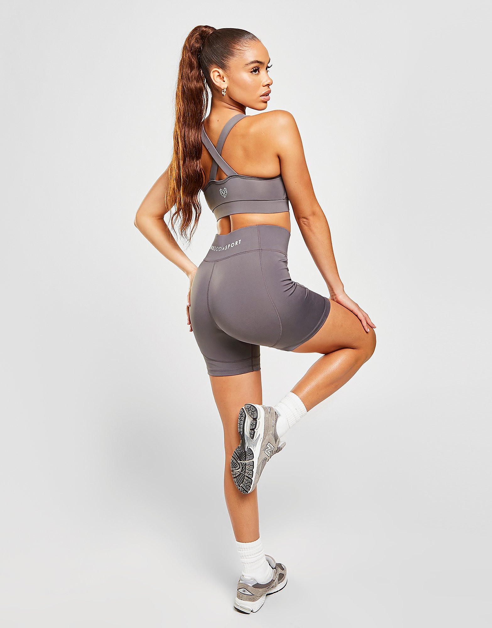 

Pink Soda Sport Rezi 5" Shorts - Grey - Womens, Grey