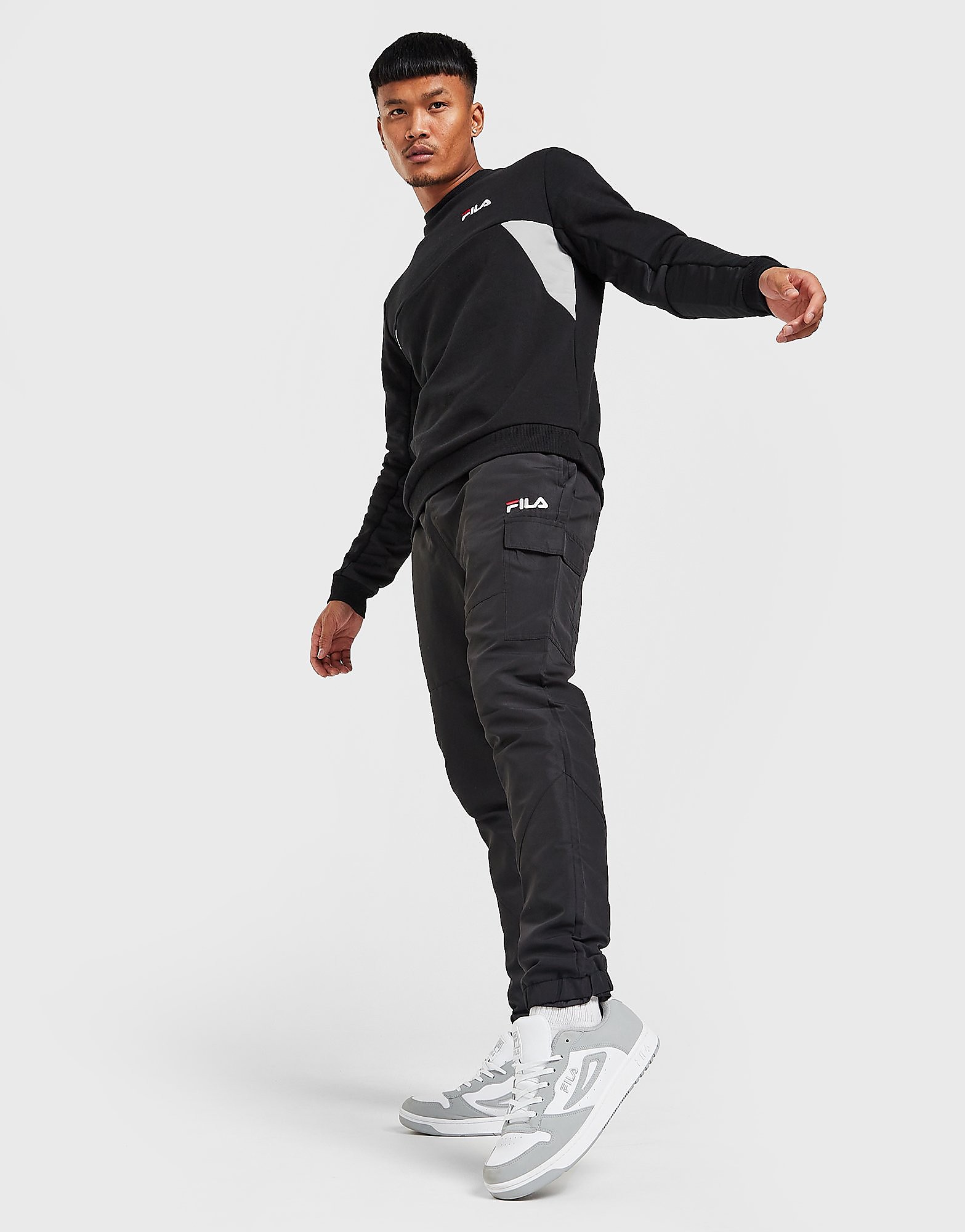 

Fila Fore Woven Cargo Pants - Only at JD - Black - Mens, Black