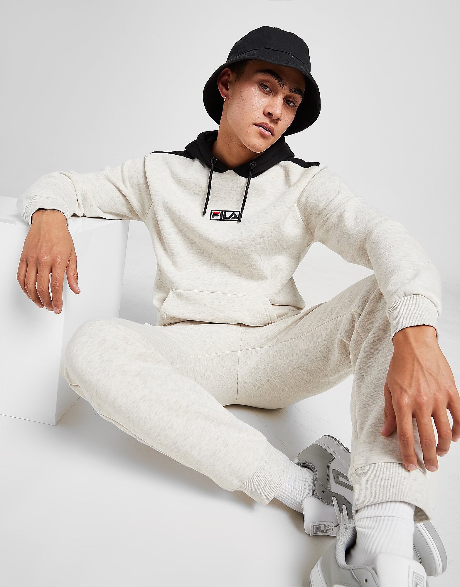 

Fila Cliff Overhead Hoodie - Only at JD - White - Mens, White