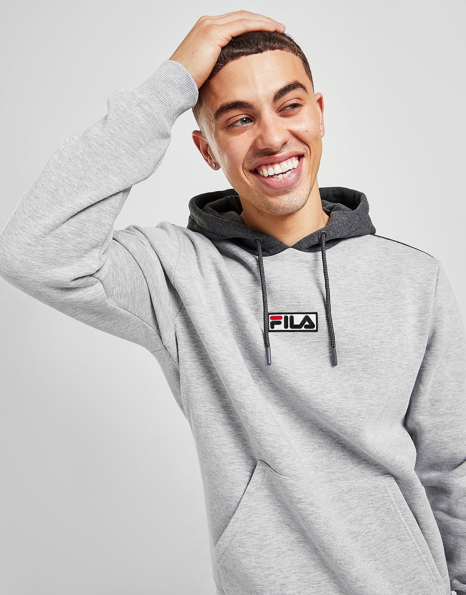 

Fila Cliff Overhead Hoodie - Only at JD - Grey - Mens, Grey