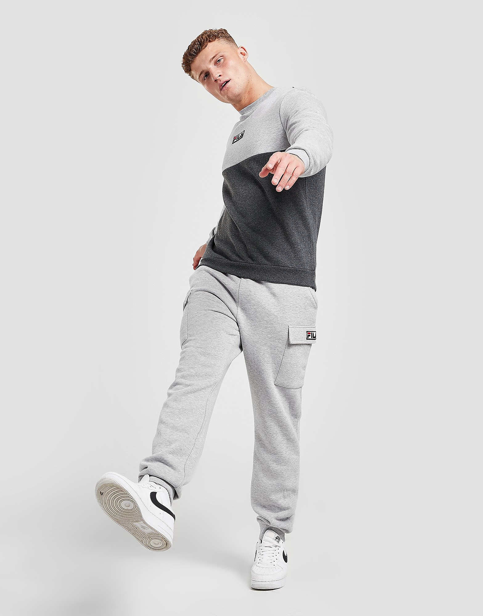 

Fila Cantle Fleece Cargo Joggers - Only at JD - Grey - Mens, Grey