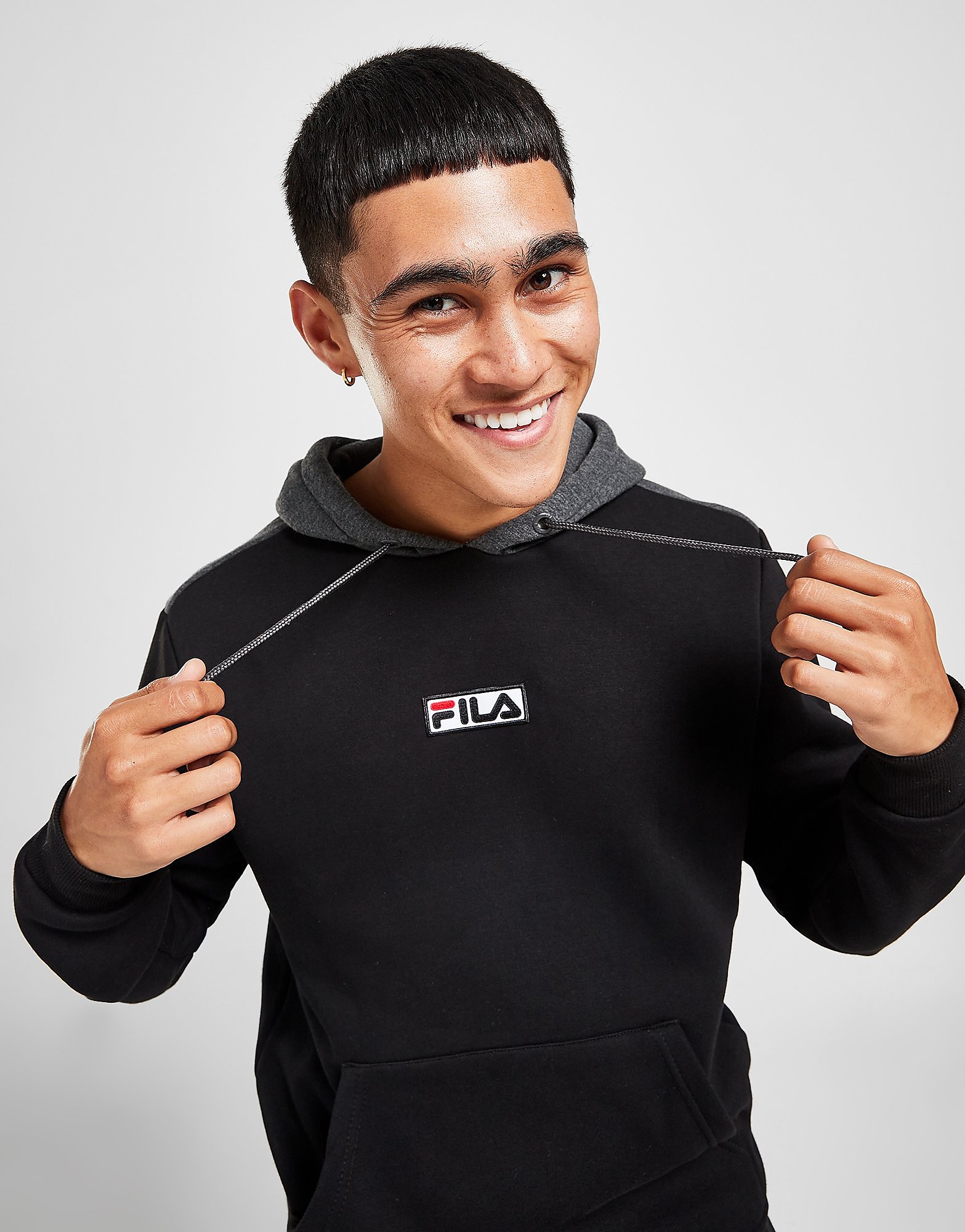 

Fila Cliff Overhead Hoodie - Only at JD - Black - Mens, Black