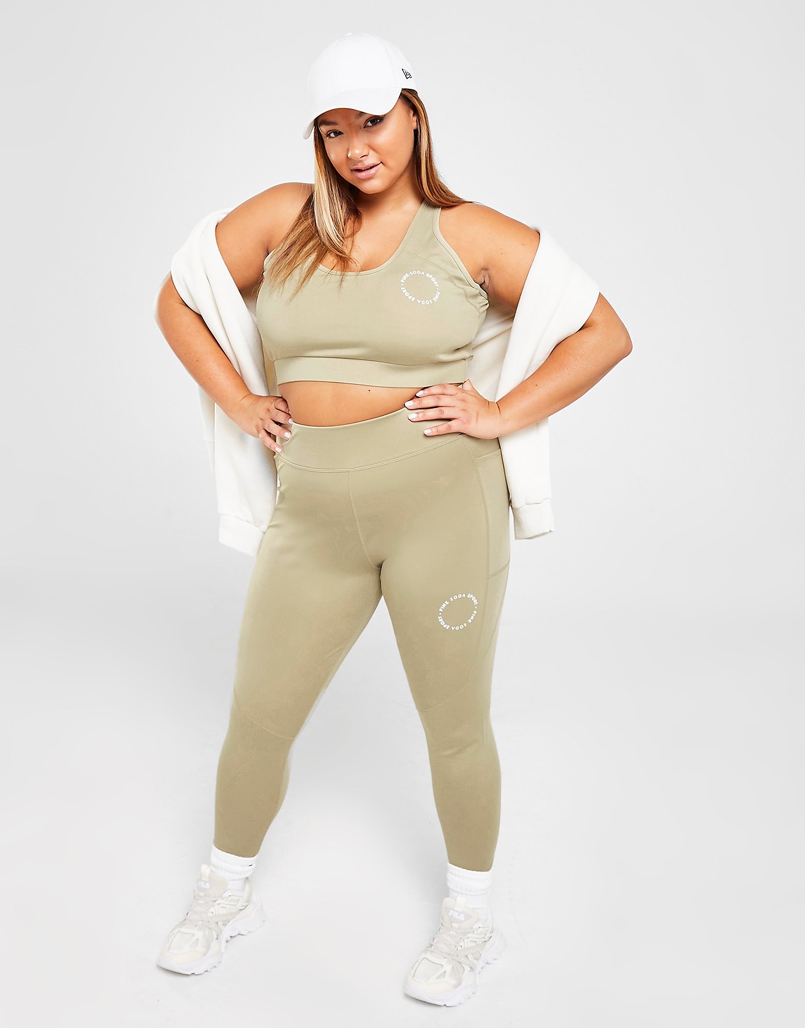 

Pink Soda Sport Olympic Plus Size Hourglass Tights - Only at JD - Brown - Womens, Brown