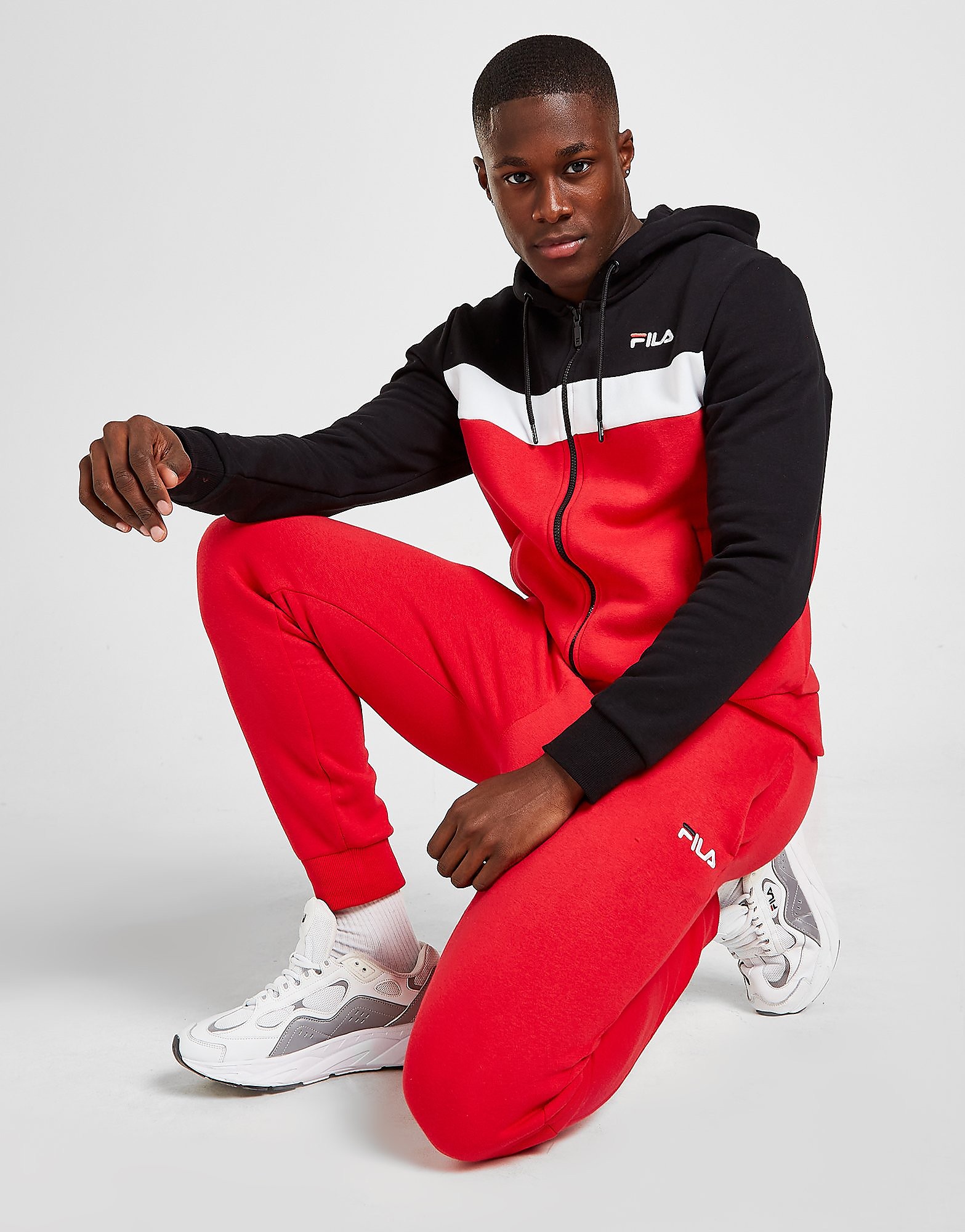

Fila Private Fleece Tracksuit - Only at JD - Red - Mens, Red