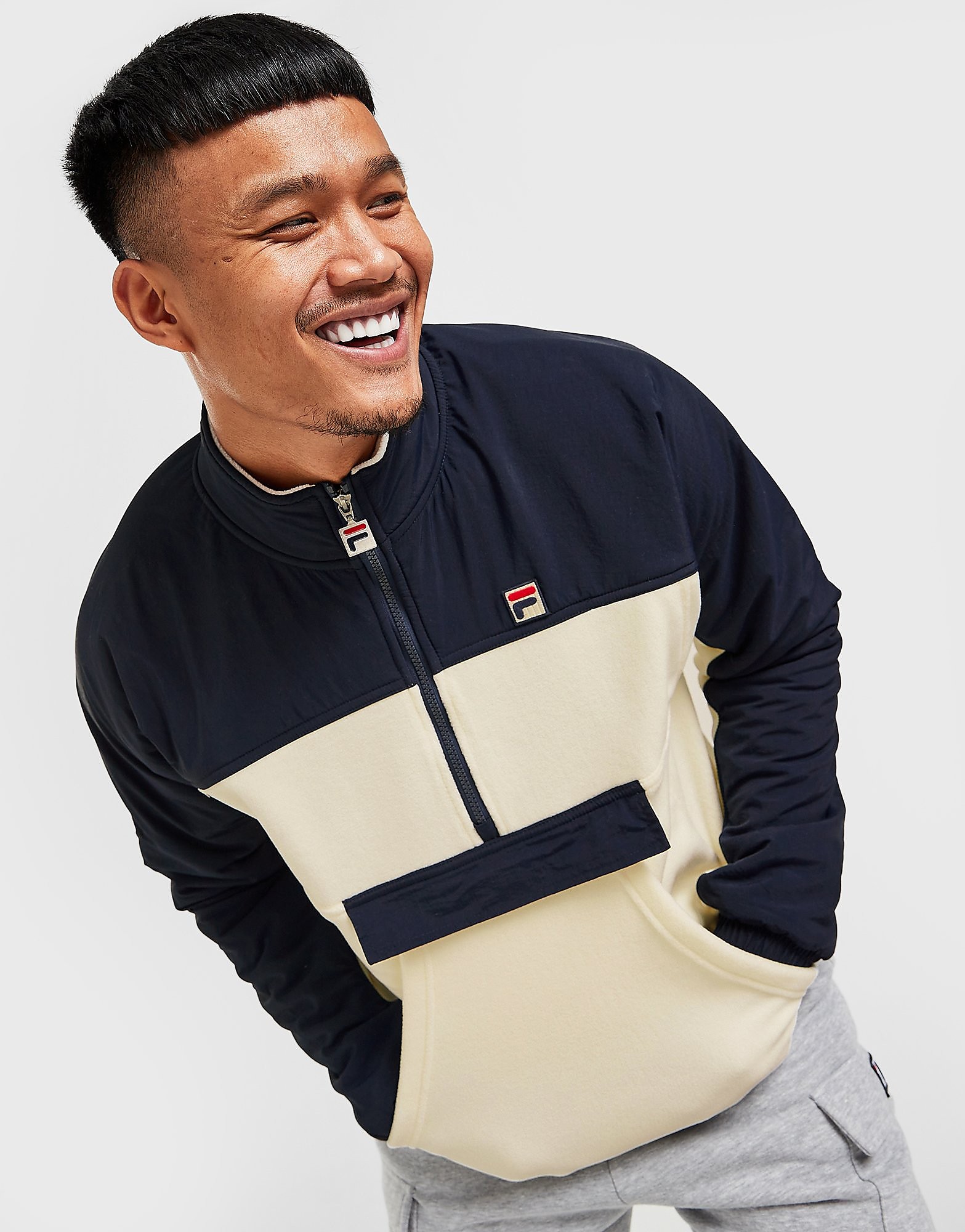

Fila Erick Polar Fleece Full Zip Track Top - Only at JD - Blue - Mens, Blue