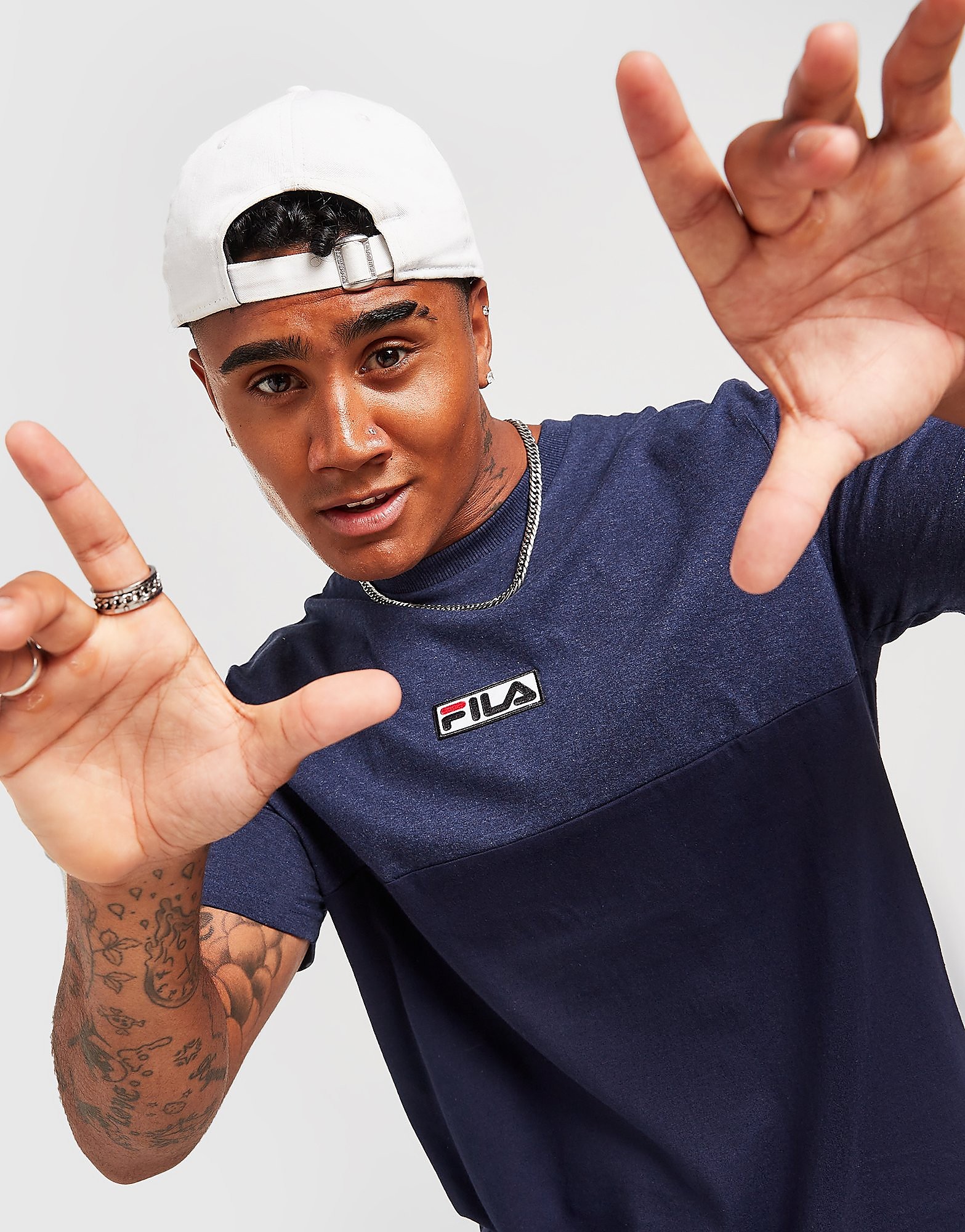 

Fila Bury T-Shirt - Only at JD - Blue - Mens, Blue