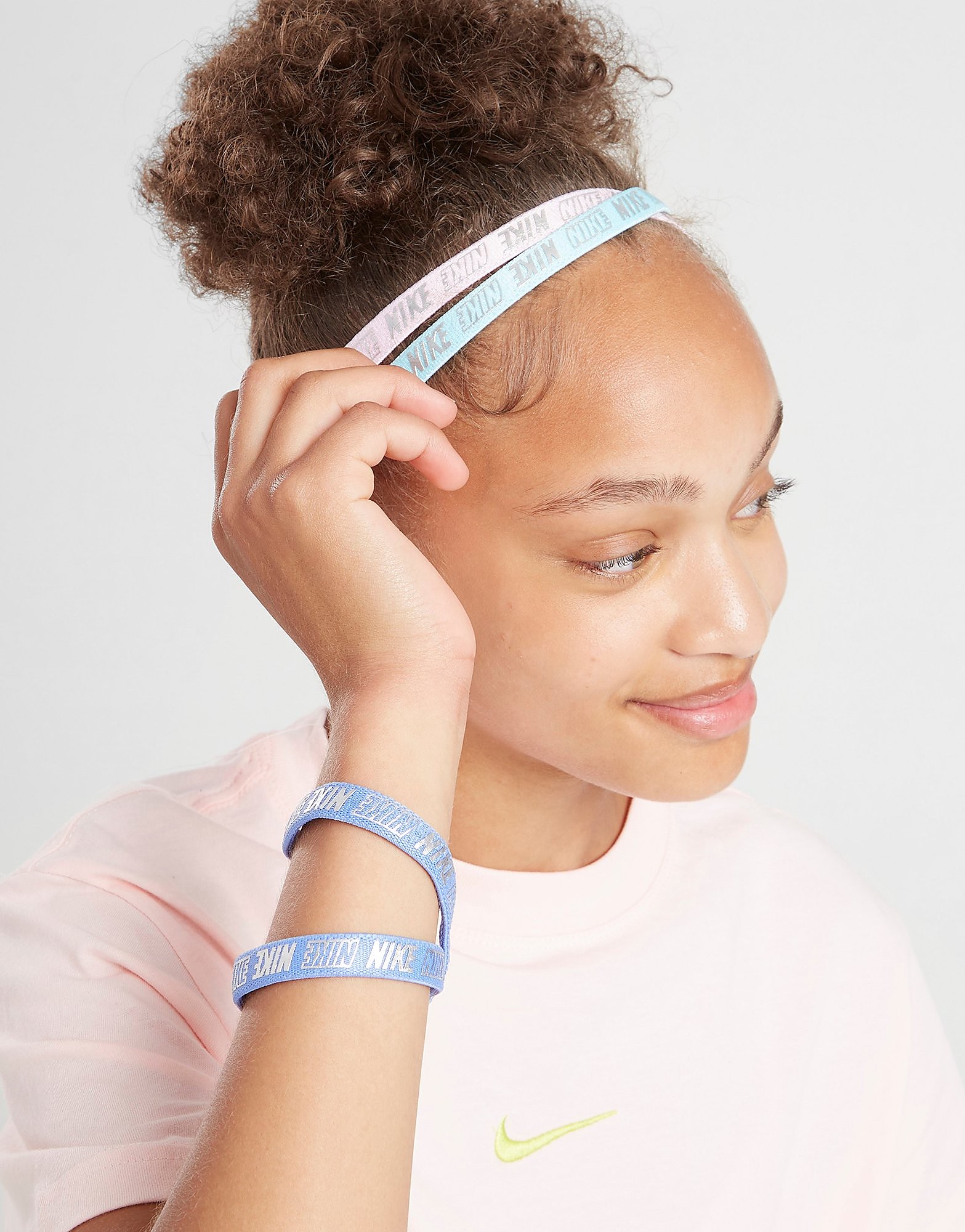 

Nike 3-Pack Headbands Junior - Pink/Blue - Kids, Pink/Blue