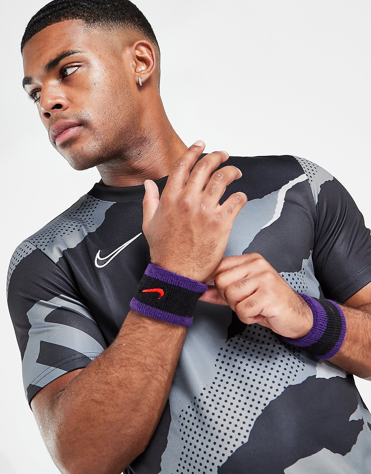 

Nike Swoosh Wristbands - Purple - Womens, Purple
