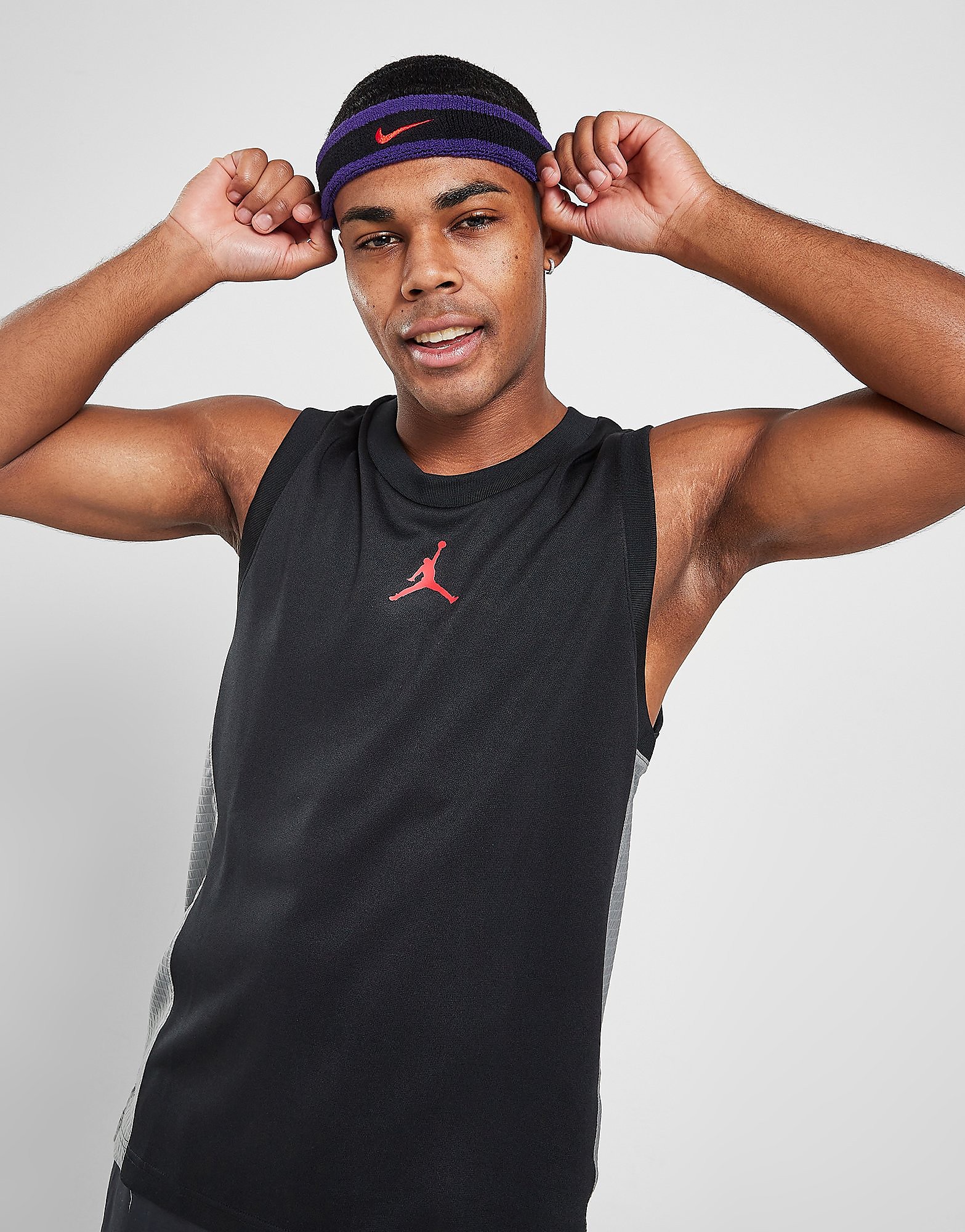 Nike Swoosh Headband - Purple - Womens, Purple