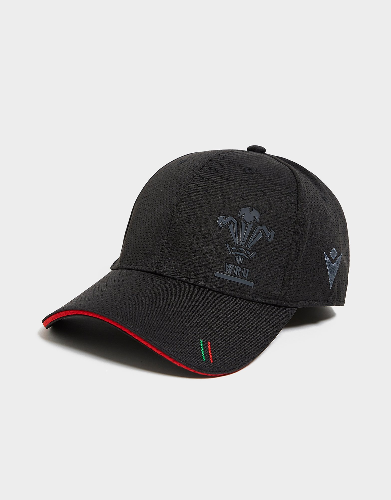 

Macron WRU Baseball Cap - Black - Mens, Black