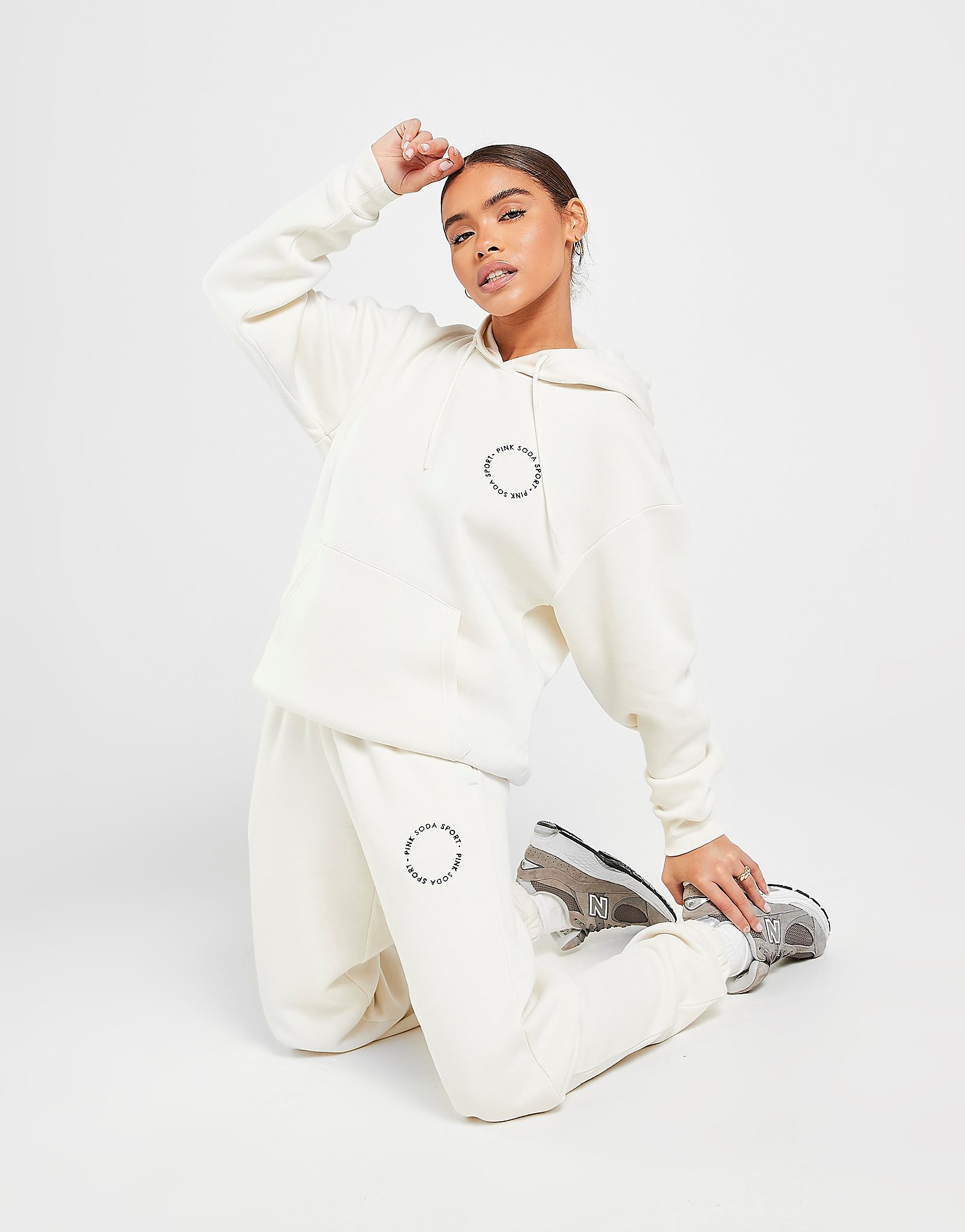 

Pink Soda Sport Circle Joggers - Only at JD - White - Womens, White
