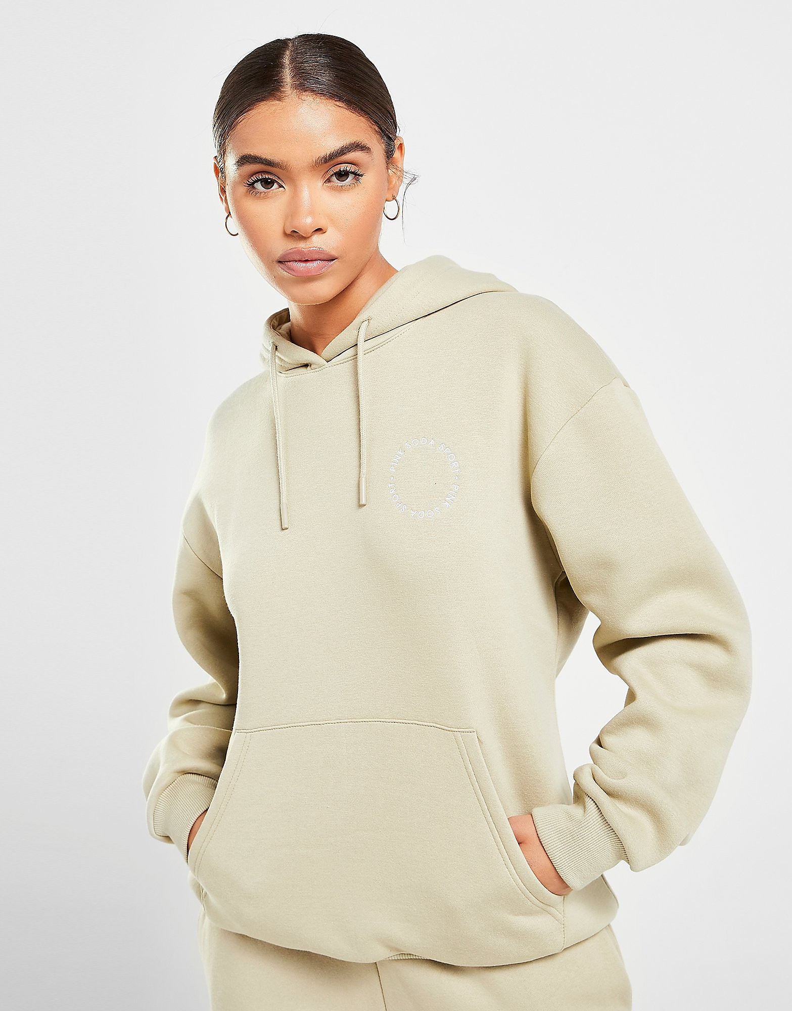 

Pink Soda Sport Circle Overhead Hoodie - Only at JD - Brown - Womens, Brown